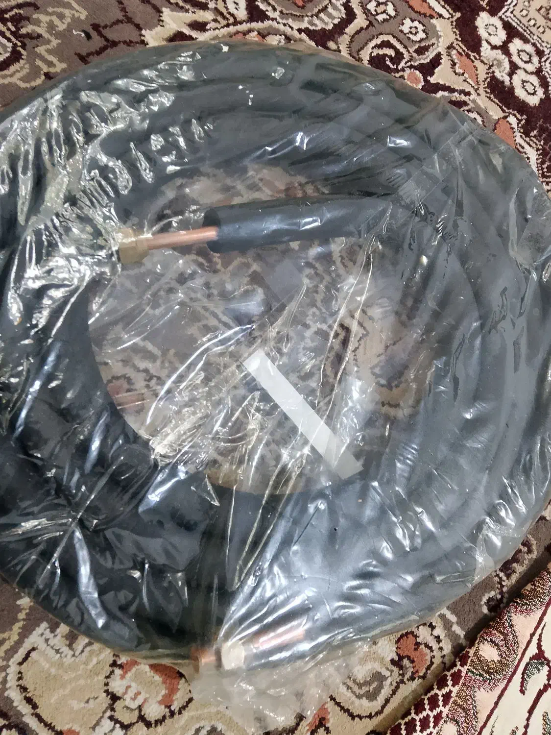 لوله مسی کولر گازی ۲سر مهره. ۵ نیم متر. یکدانه فقط|کولر گازی و فن‌کوئل|مشهد, نوید|دیوار