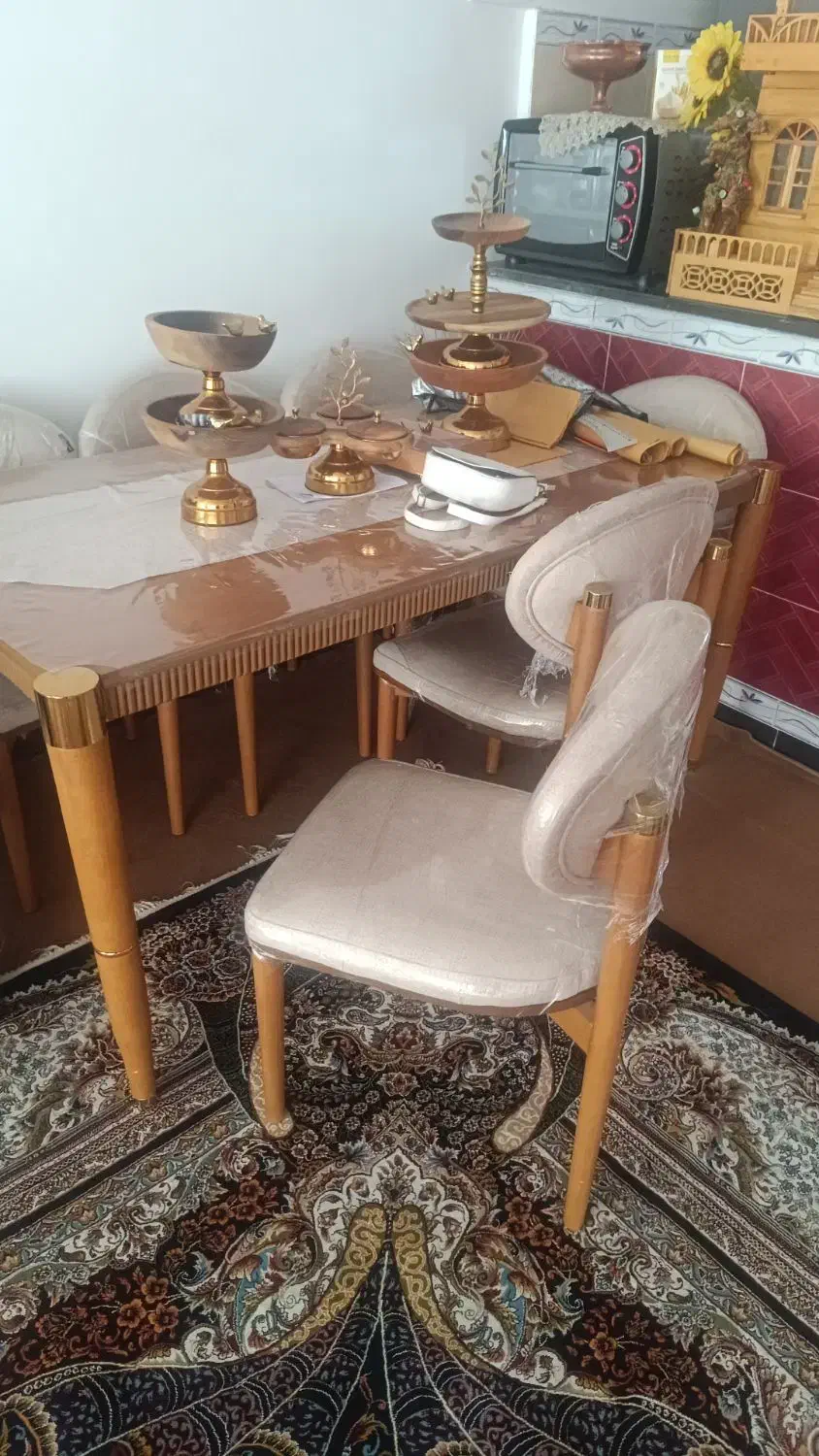 فروش غذاخوری درحد نو شش نفری|میز و صندلی غذاخوری|مشگین شهر, |دیوار