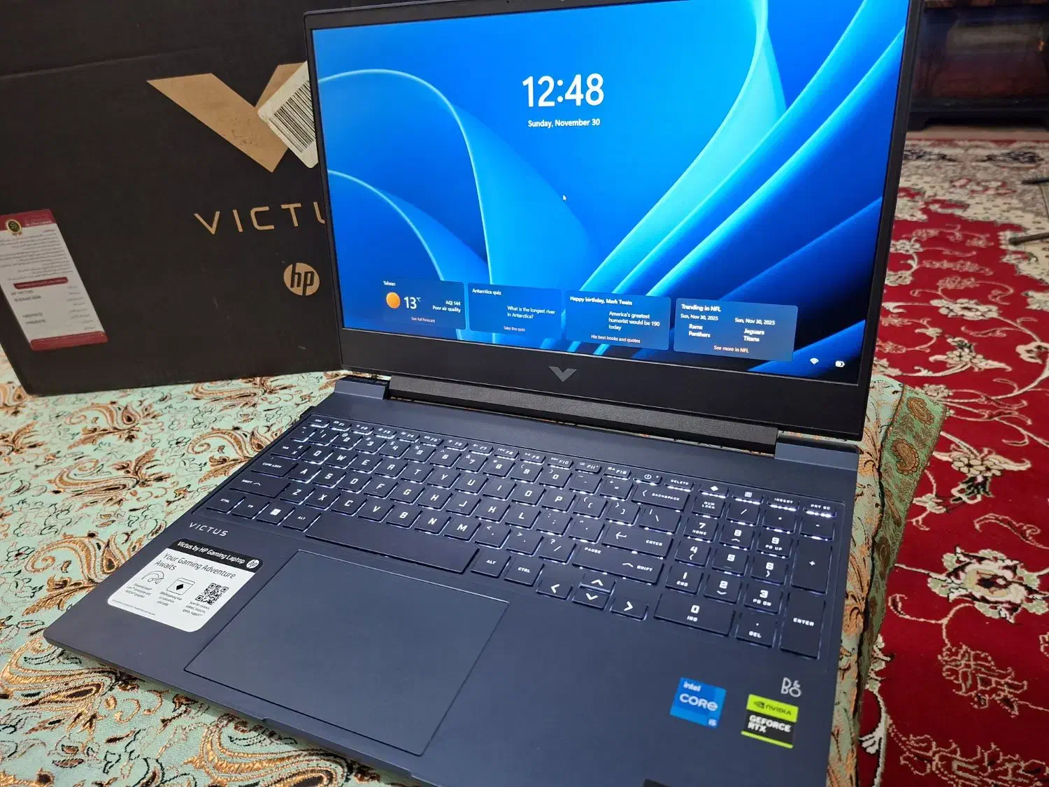HP Victus 12450H / RTX 3050/ 1TB SSD نو با گارانتی|رایانه همراه|تهران, چیتگر شمالی|دیوار
