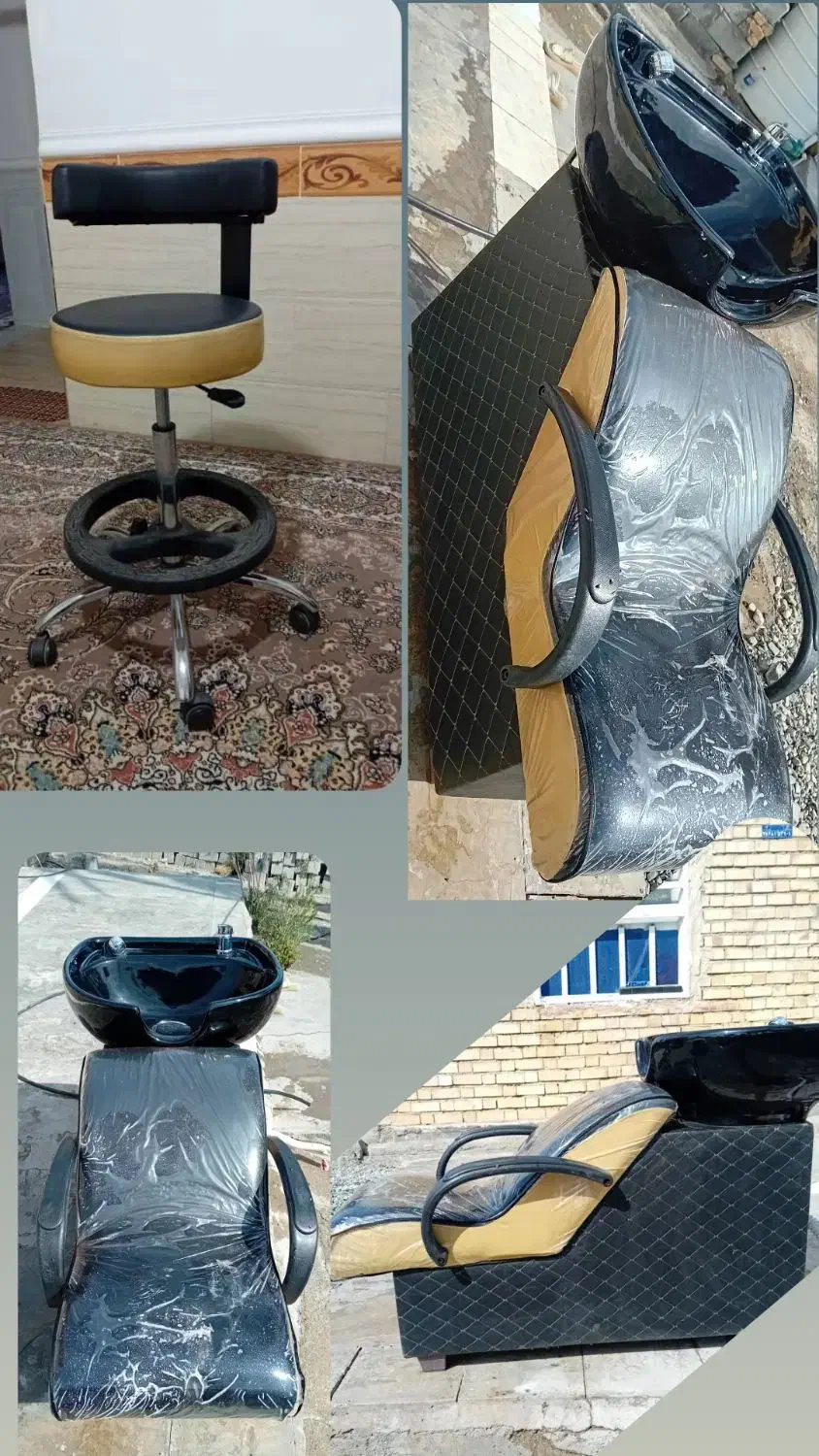 سرشور و صندلی|آرایشگاه و سالن‌های زیبایی|جیرفت, |دیوار