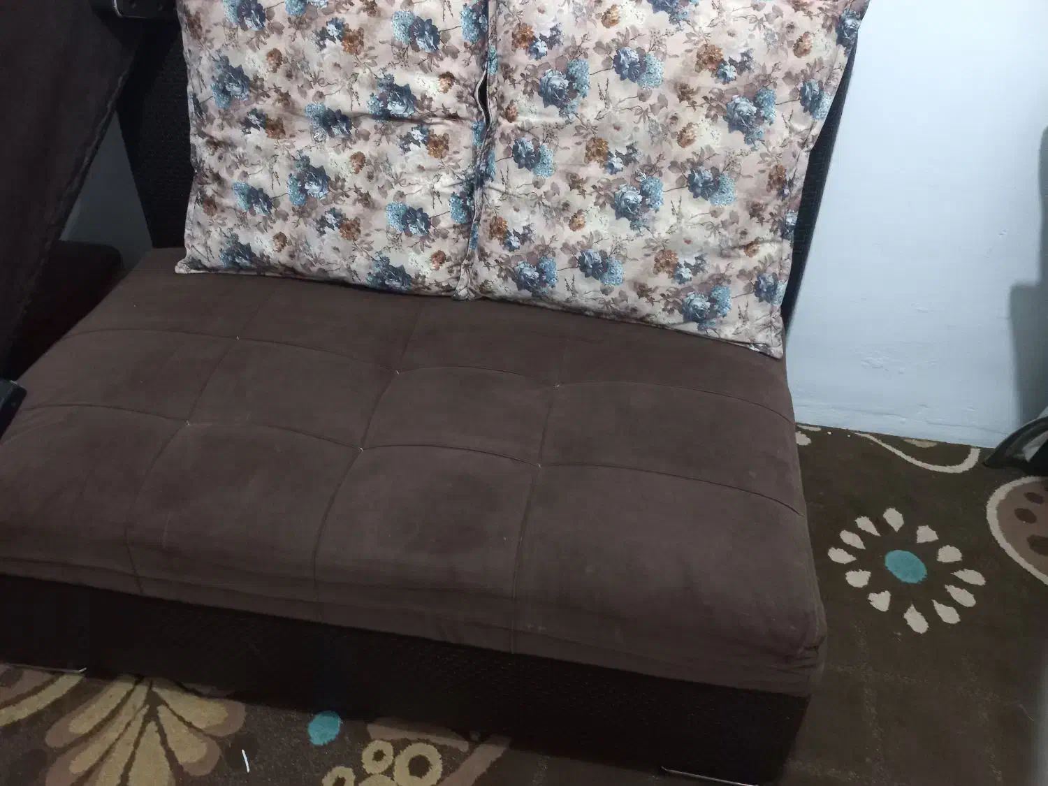 مبل چرم و پارچه در حد نو|مبلمان خانگی و میز عسلی|گرگان, |دیوار