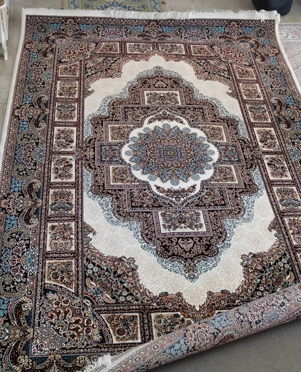 دو تخته فرش شانار|فرش|خوی, |دیوار