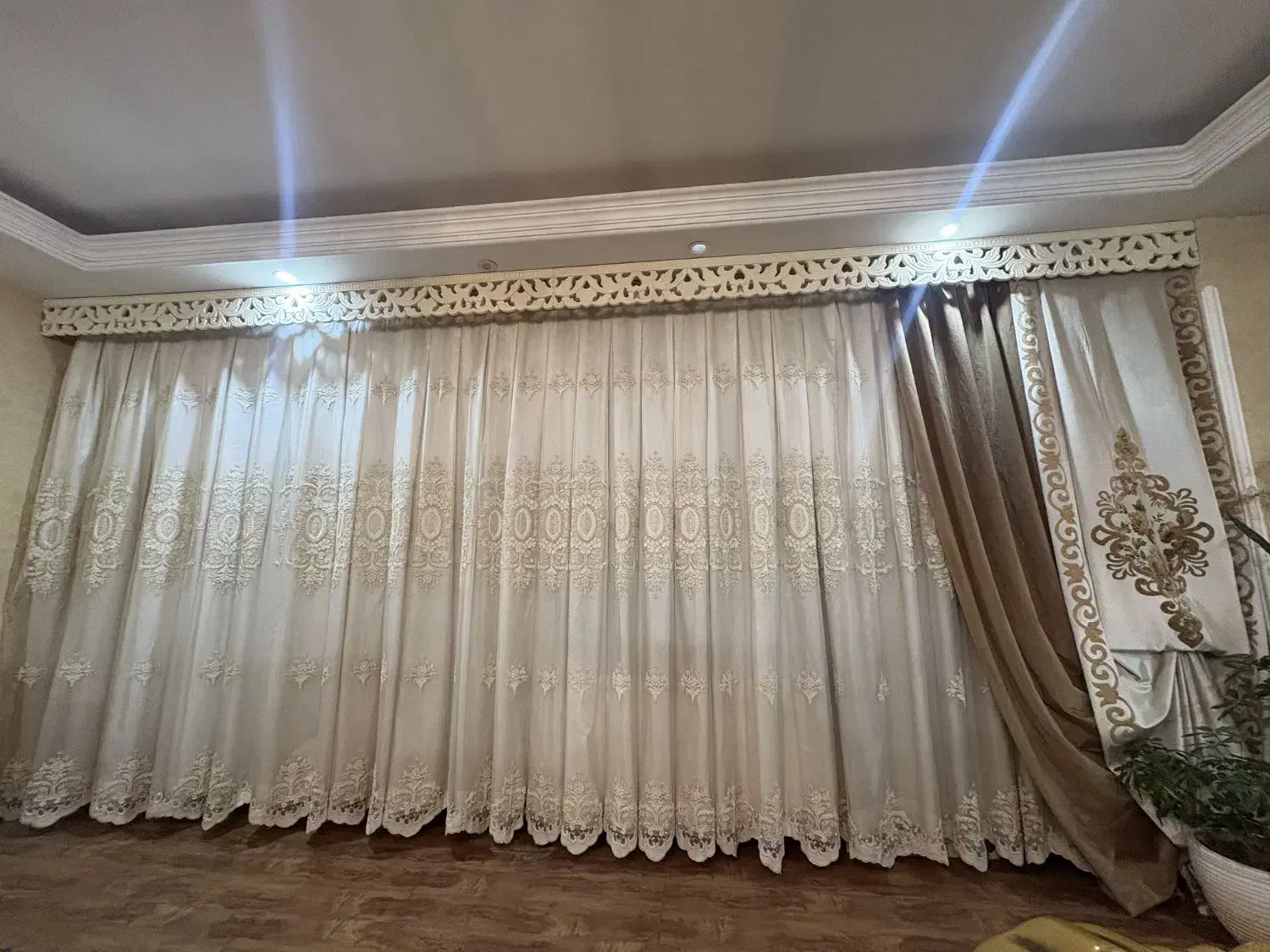 پرده|پرده، رانر، رومیزی|کرج, شهرک آسمان|دیوار