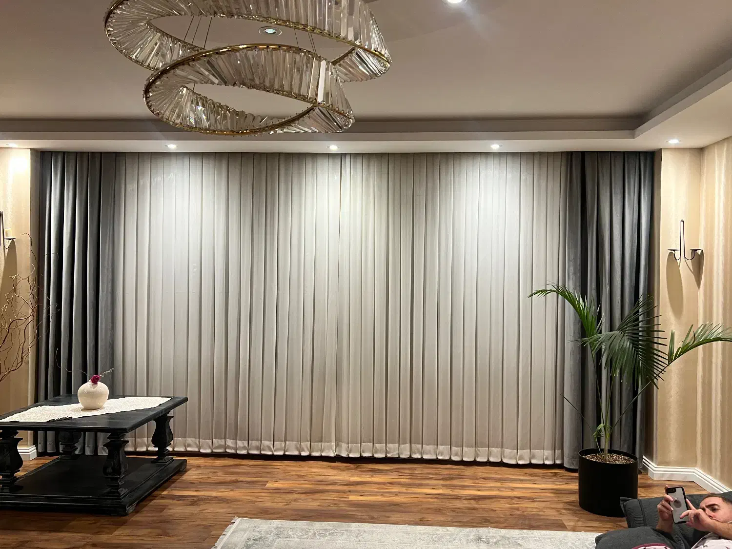 پرده پذیرایی|پرده، رانر، رومیزی|رشت, دیلمان|دیوار