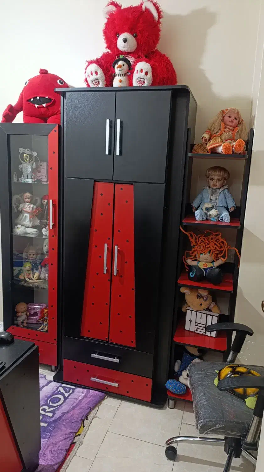 سرویس خواب نوجوان|تخت و سرویس خواب|شهریار, شهریار|دیوار