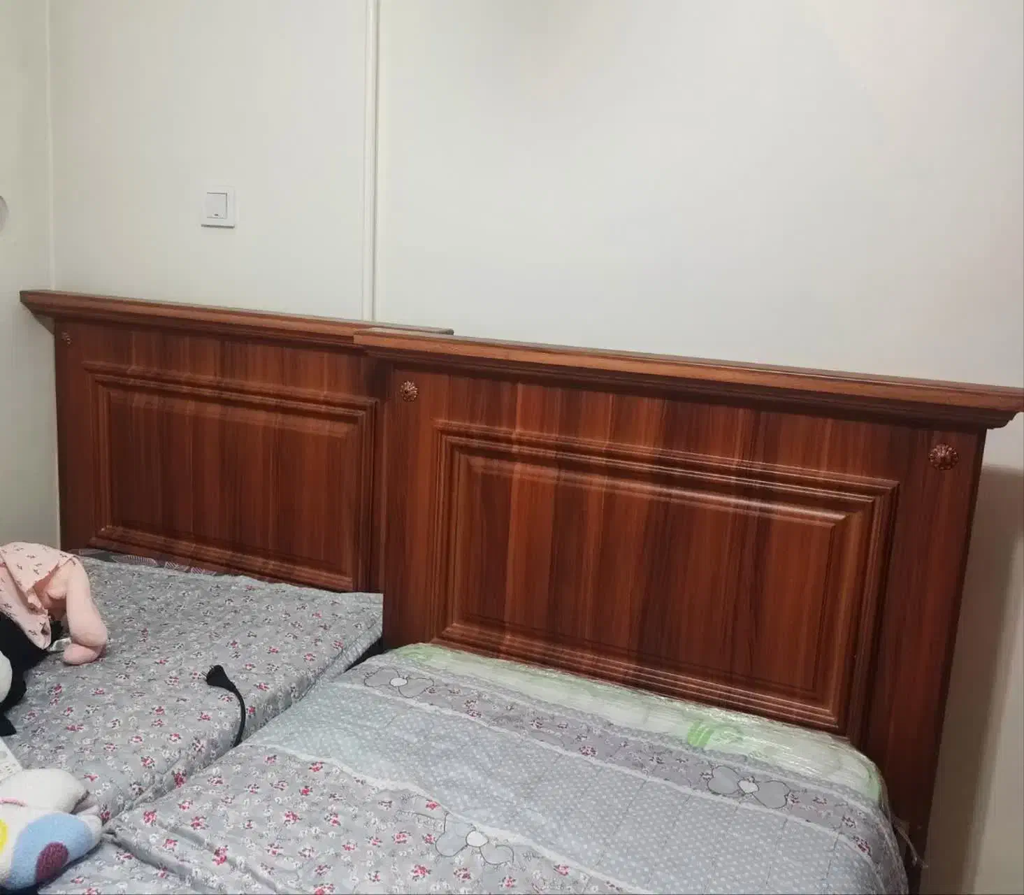 فروش دو عددتخت جوان مدل سنا چوب|تخت و سرویس خواب|محمدیه-قزوین, |دیوار