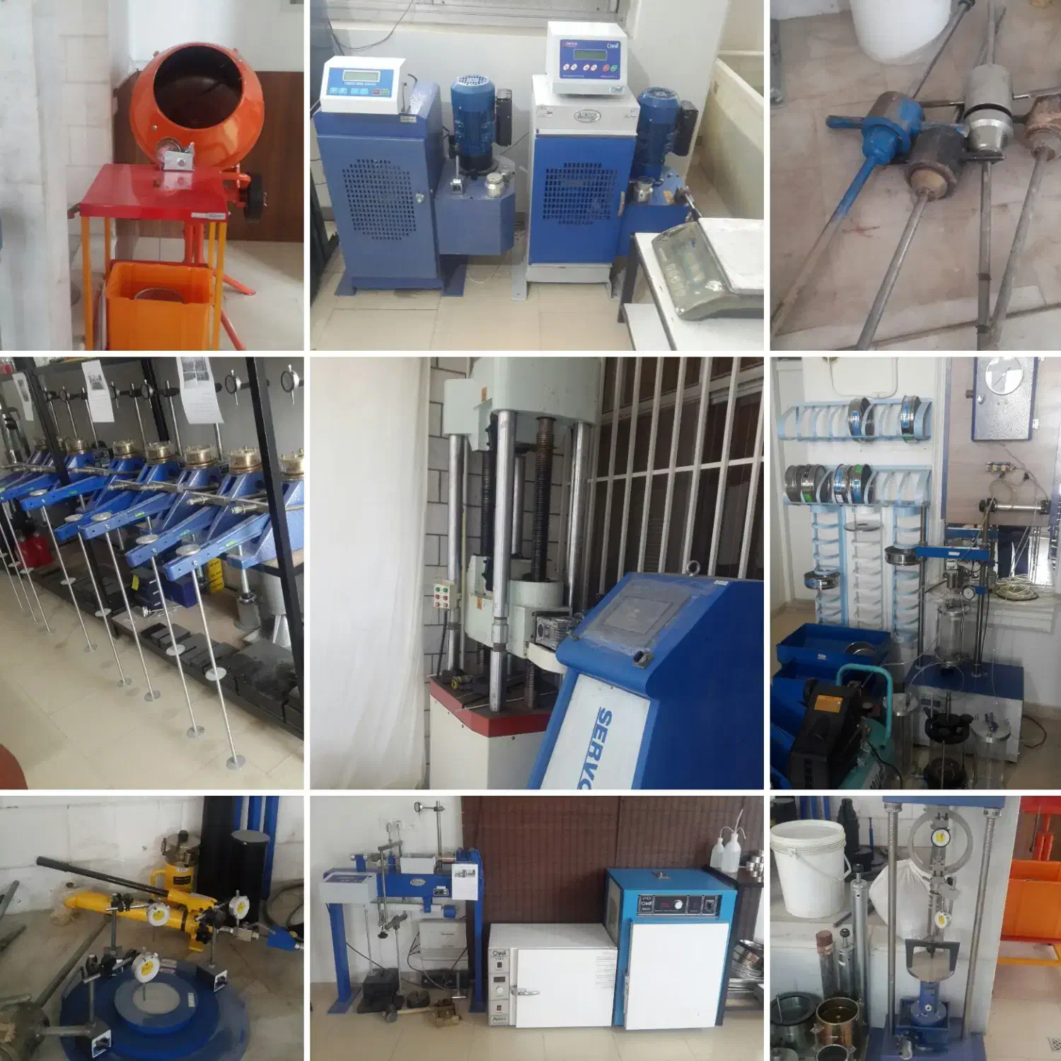 آزمایشگاه نظام مهندسی آزمایش خاک بتن جوش میلگرد|خدمات پیشه و مهارت|اسلامشهر, شهرک قائمیه|دیوار