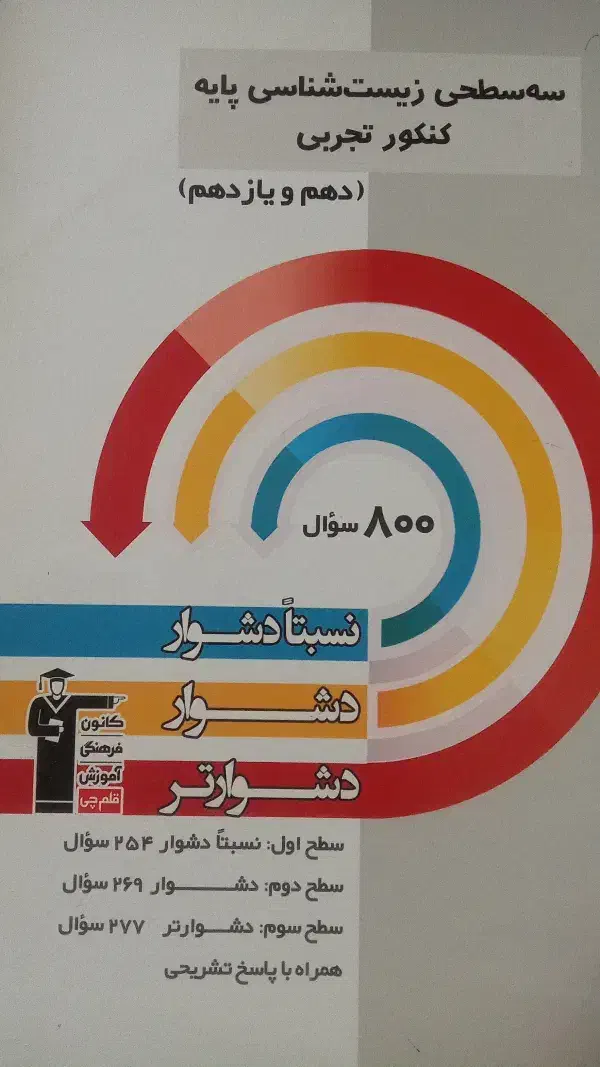 کتاب سه سطحی زیست پایه ( دهم و یازدهم)|کتاب و مجله آموزشی|تربت جام, جامی|دیوار