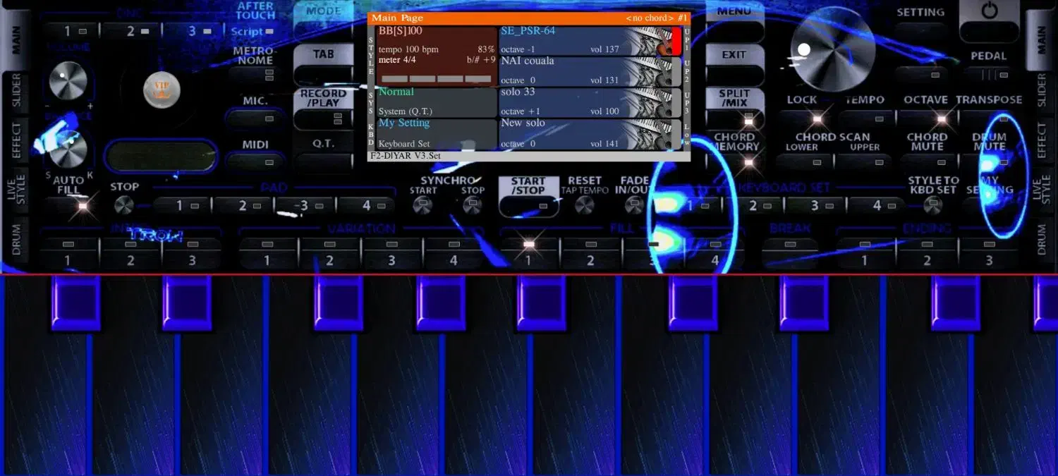 ست ارگ اندروید|پیانو، کیبورد، آکاردئون|سلماس, |دیوار
