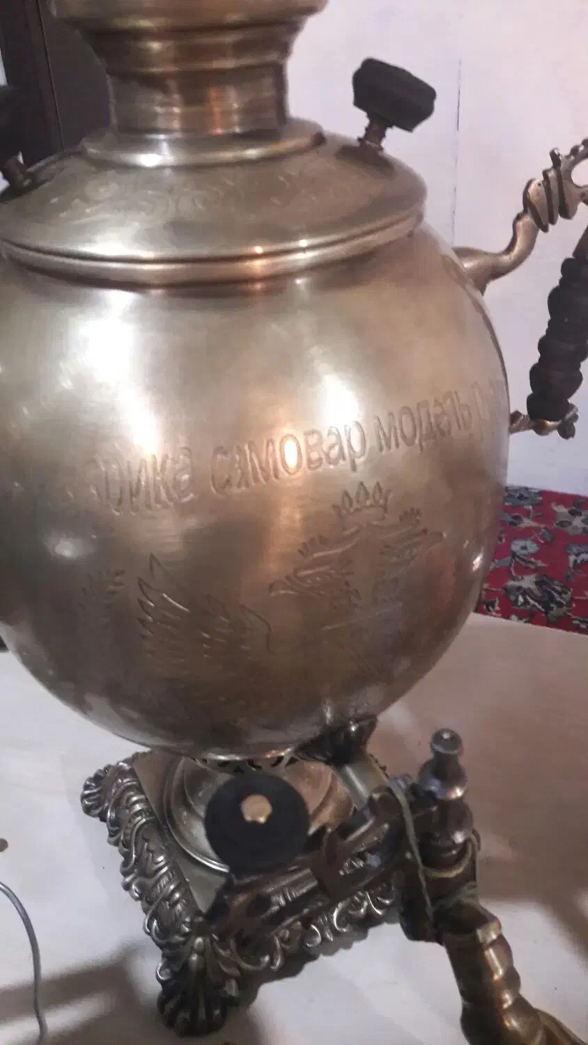 سماور زغالی ۸لتری|کلکسیون اشیاء عتیقه|نقده, |دیوار