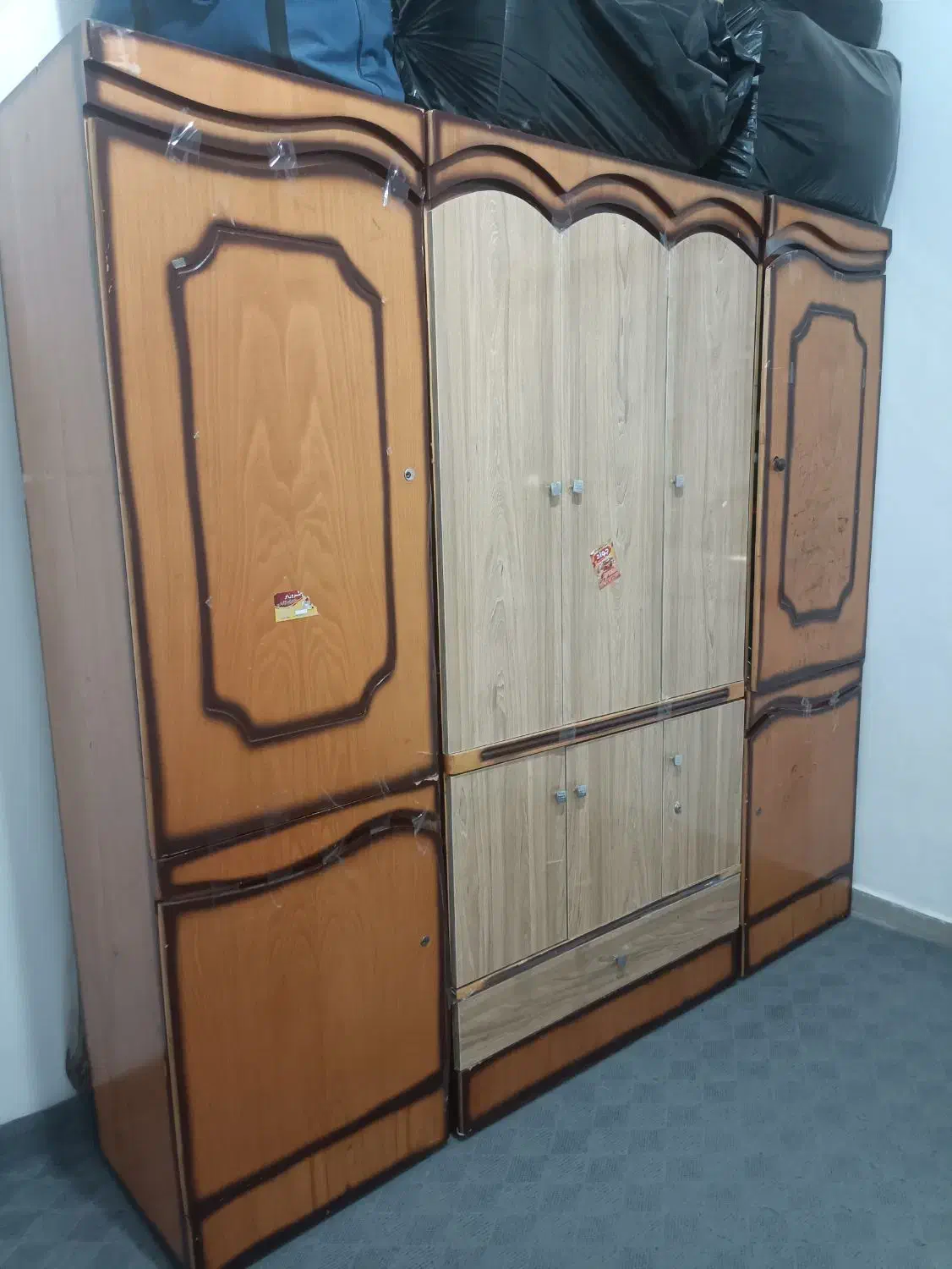 کمدسه لنگه|جاکفشی، کمد، دراور|دلوار, |دیوار