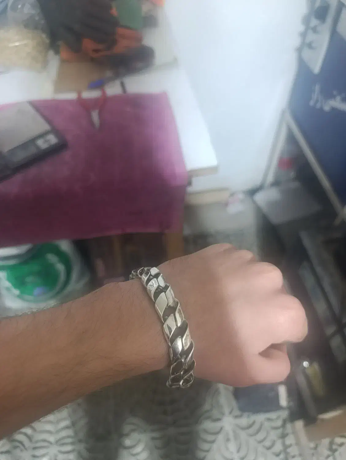 نقره ، دستبند نقره ، کارتیر|جواهرات|اردبیل, |دیوار