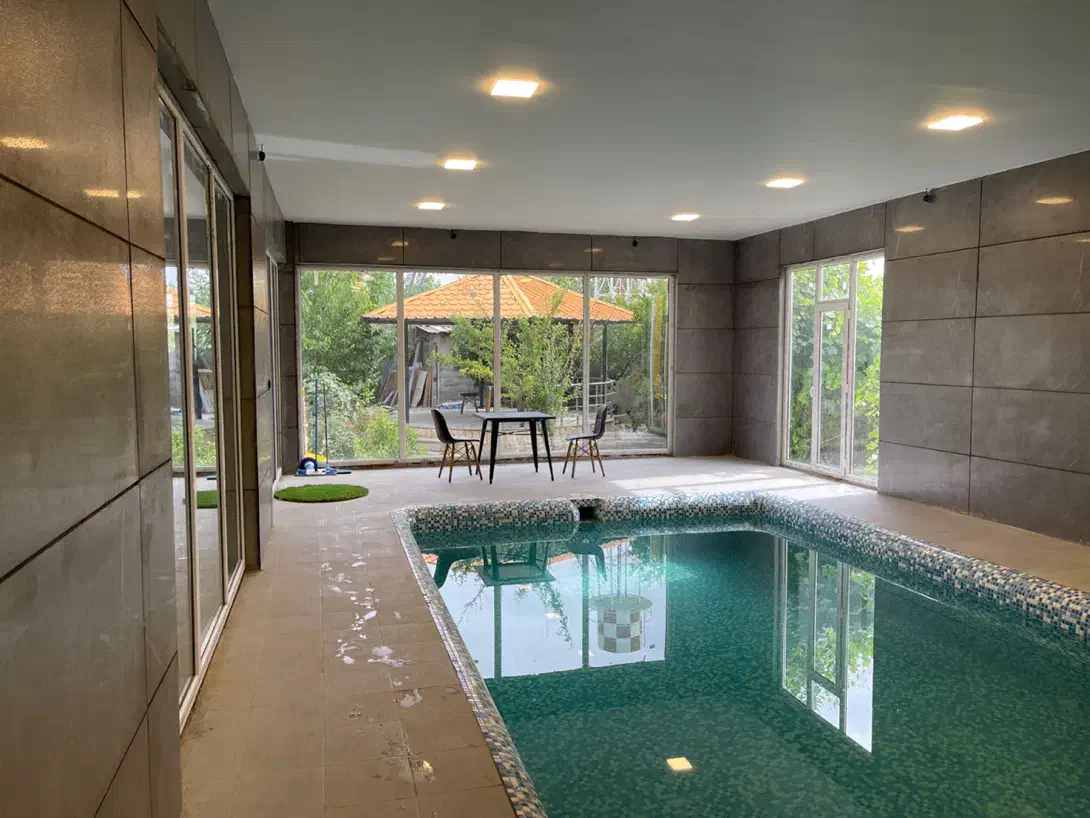 اجاره ویلا استخر دار مستقیم از مالک|اجارهٔ کوتاه‌مدت ویلا و باغ|کرج, شهرک الهیه|دیوار