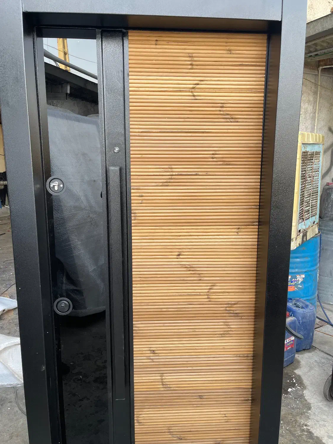 درب ضدسرقت ضد سرقت چوبی فلزی|مصالح و تجهیزات ساختمان|چهارباغ, |دیوار