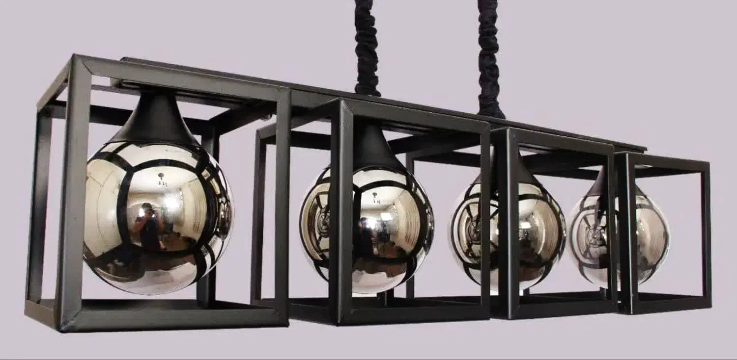 آکبند لوستر 4 چهار شعله فوتوروتی کانتری مدرن|لوستر و چراغ آویز|تهران, فردوسی|دیوار