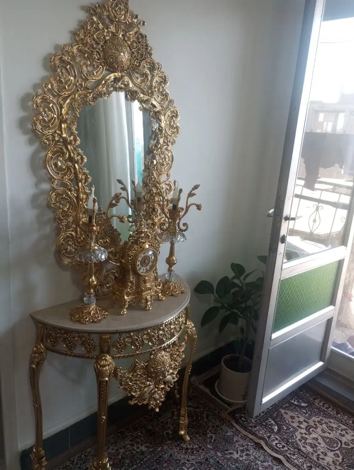 آینه شمدان وبوفه|بوفه، ویترین، کنسول|میاندوآب, |دیوار