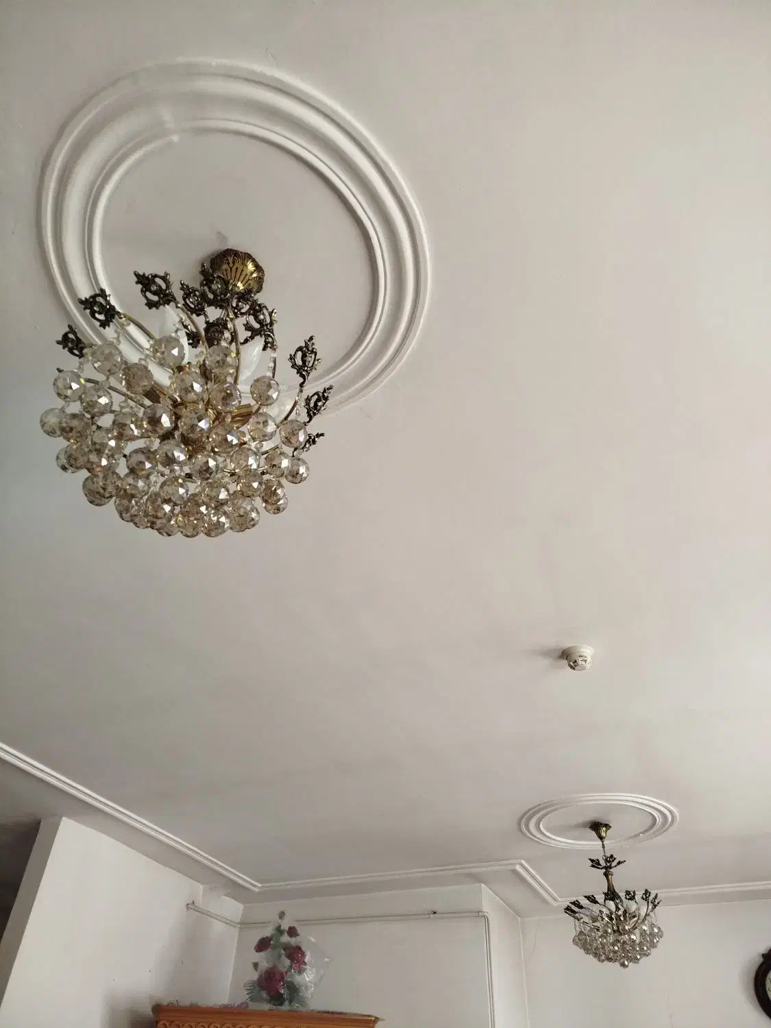 لوستر برنز ۷ شاخه|لوستر و چراغ آویز|اردبیل, |دیوار