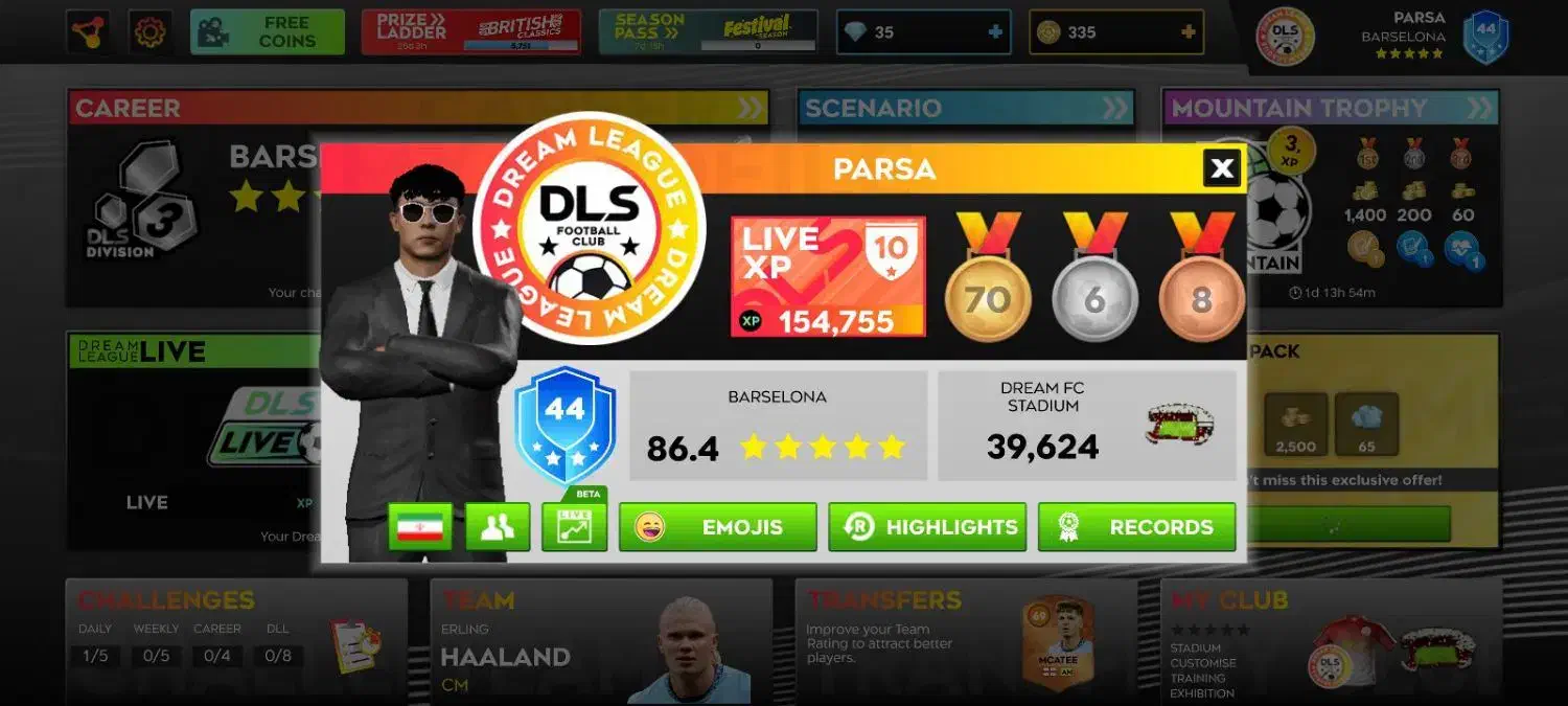 اکانت دریم لیگ|کنسول، بازی ویدئویی و آنلاین|هرسین, |دیوار