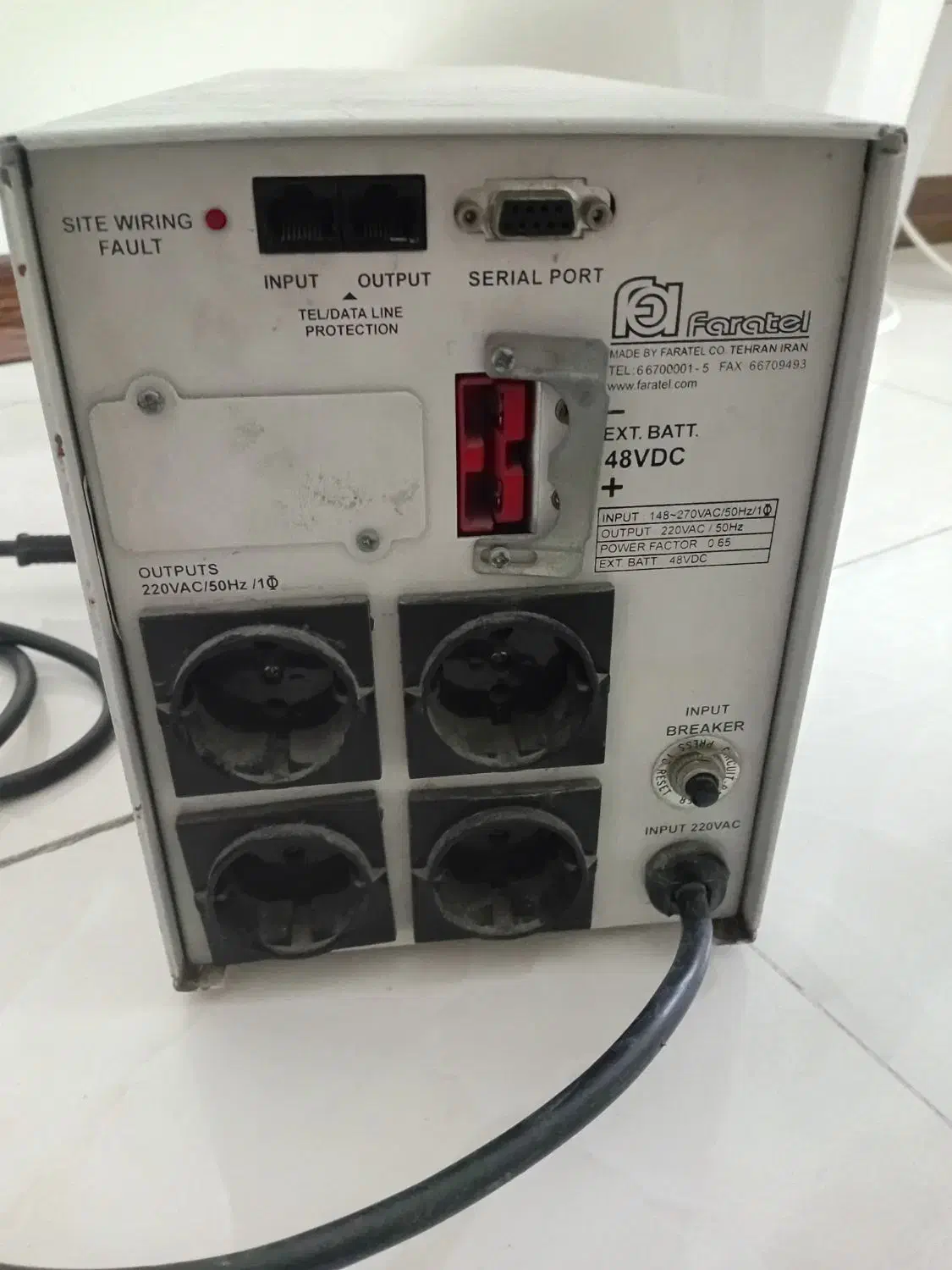 ترانس استابلایزر فاراتل اصل|سایر لوازم برقی|گرمدره, |دیوار