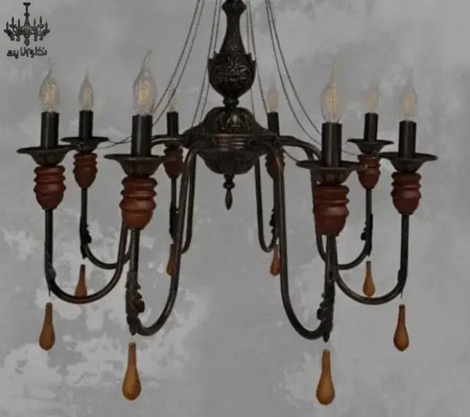 لوستر نئوکلاسیک|لوستر و چراغ آویز|اصفهان, شاهد|دیوار