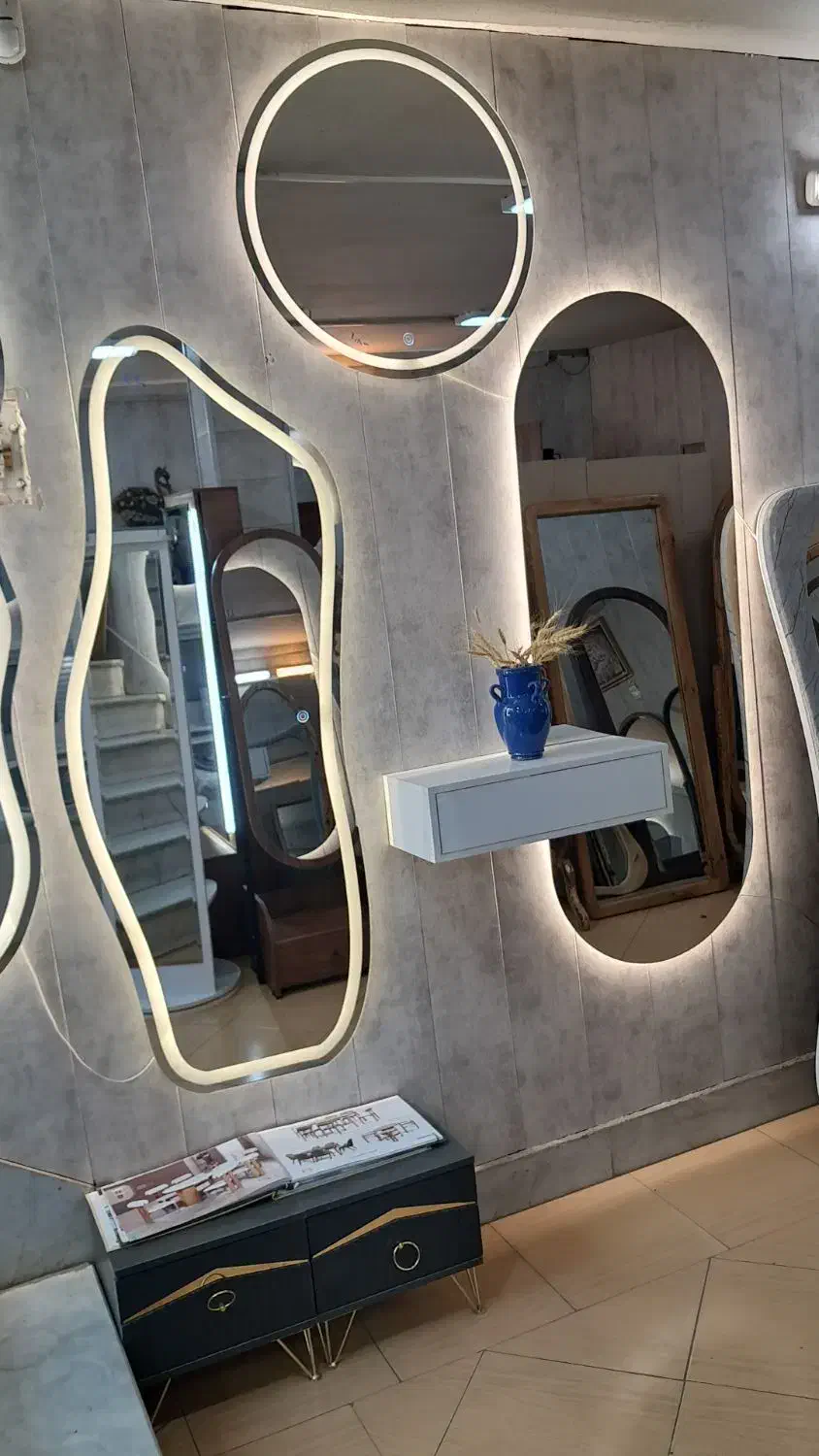 تولید و فروش انواع آینه تخفیف روز مادر و شب یلدا|آینه|اصفهان, رهنان|دیوار