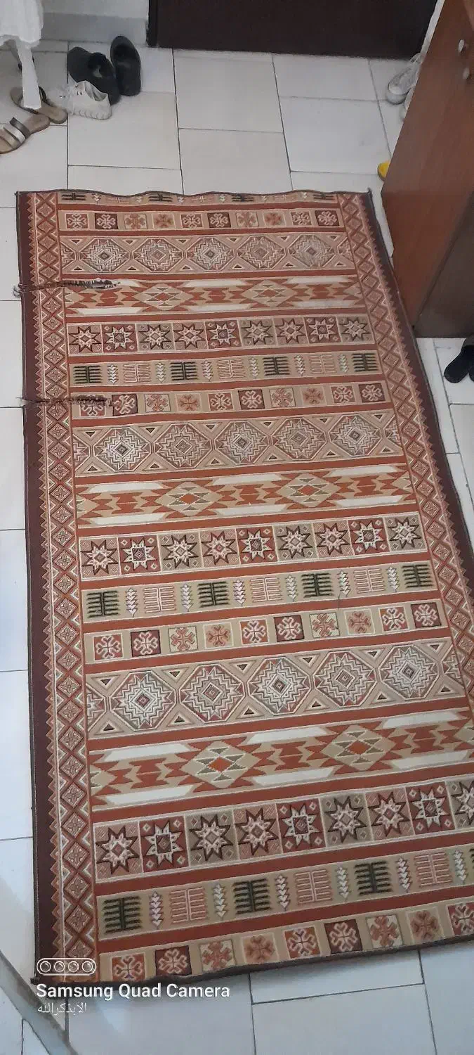 قالیچه ماشینی وگلیم و فرشینه گرد نووپادری|فرش|فردیس, فرامرزیه|دیوار