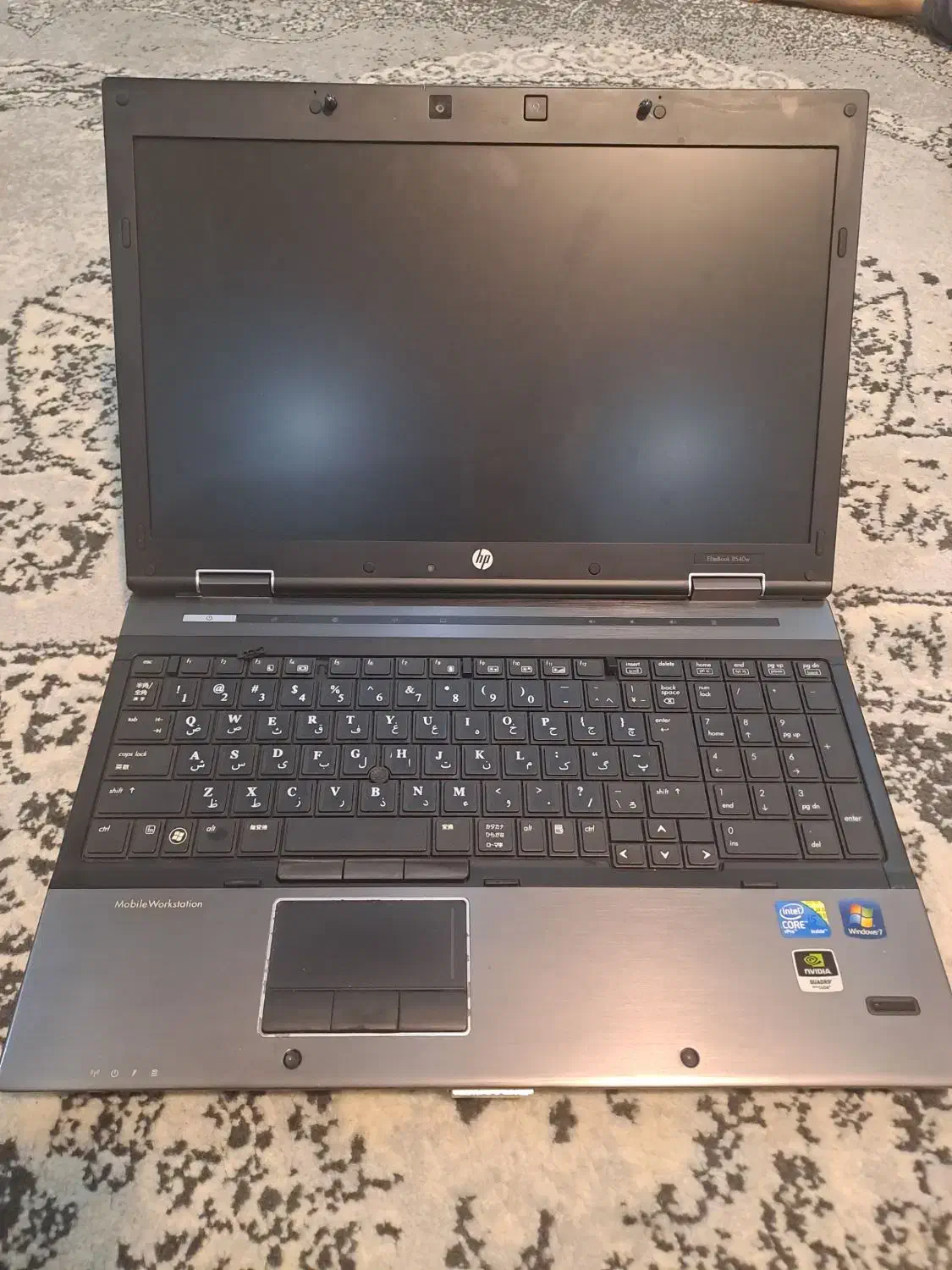 لپتاپ hp wlitebook 8540w  workstation|رایانه همراه|تهران, فردوس|دیوار
