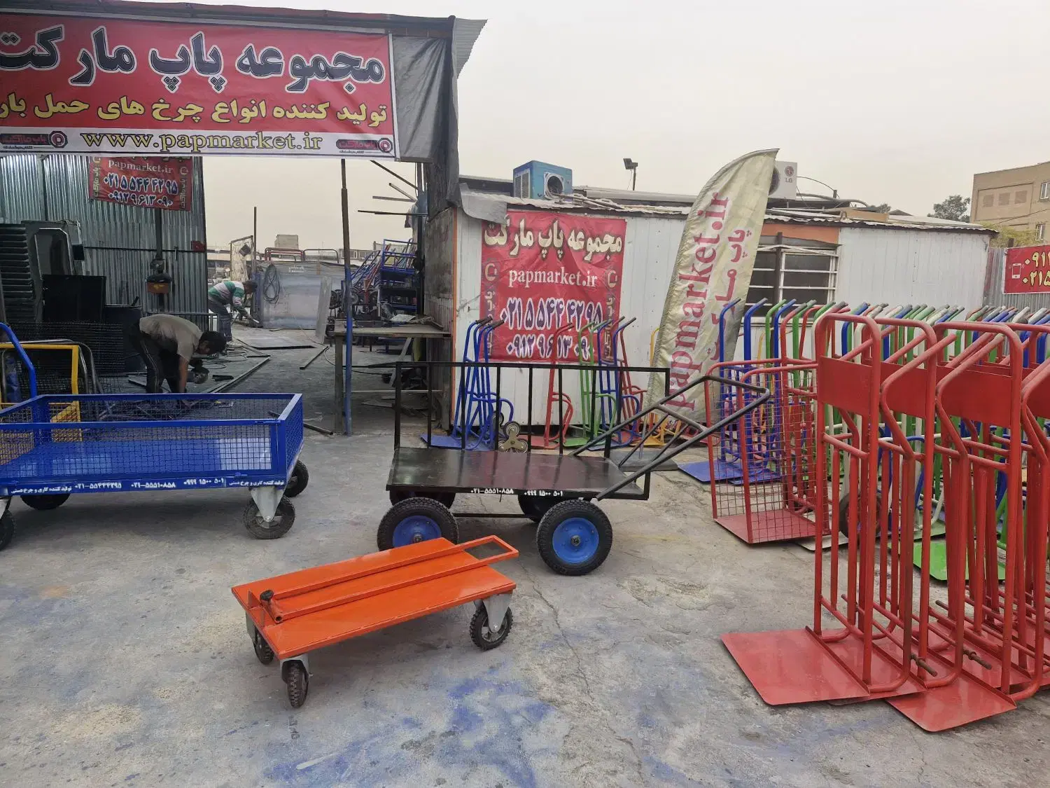 ( پخش عمده ) همه مدل گاری چهار چرخ دستی حمل بار دو|ابزارآلات|تهران, خانی آباد نو جنوبی|دیوار