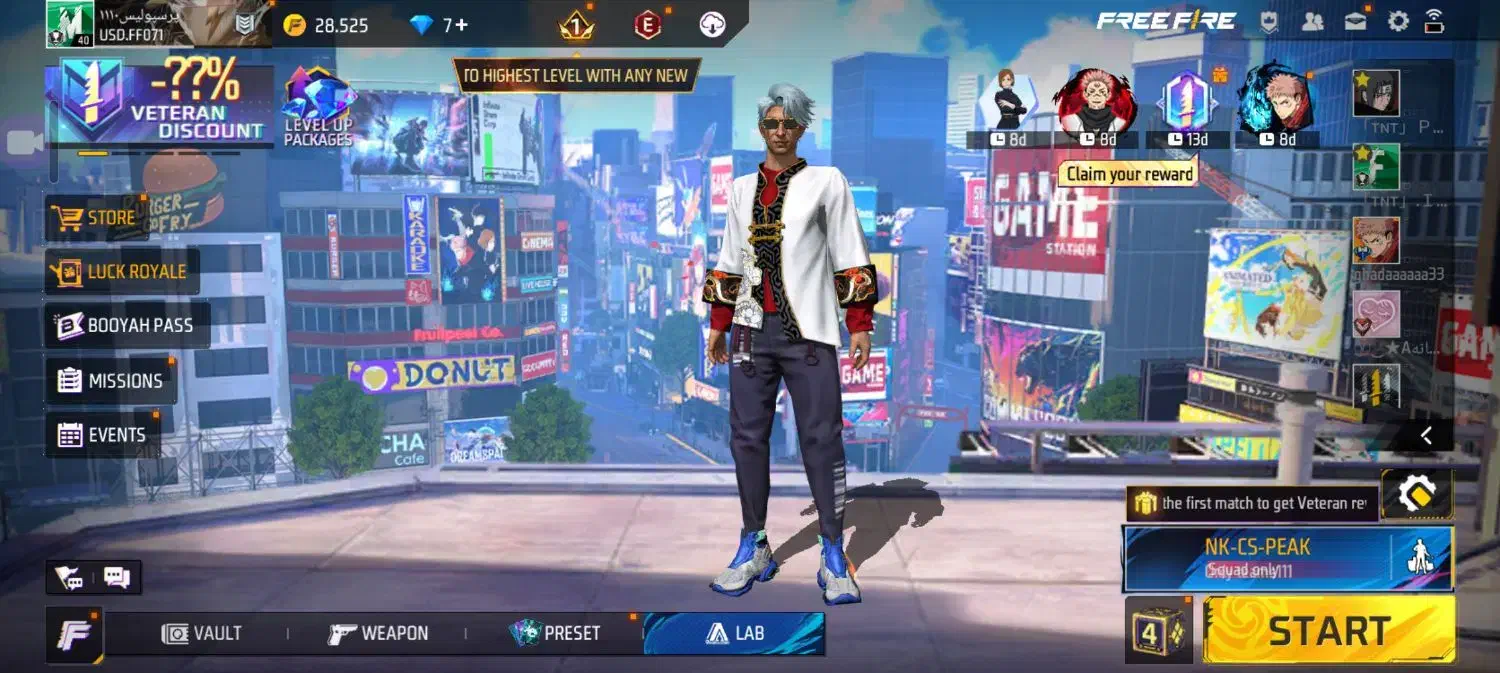 AK )  FREE FIRE )|کنسول، بازی ویدئویی و آنلاین|داراب, |دیوار