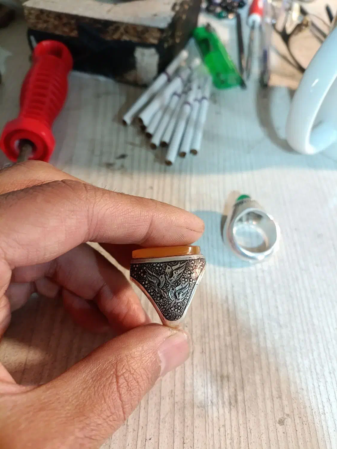 انگشتر دستساز|جواهرات|اراک, |دیوار