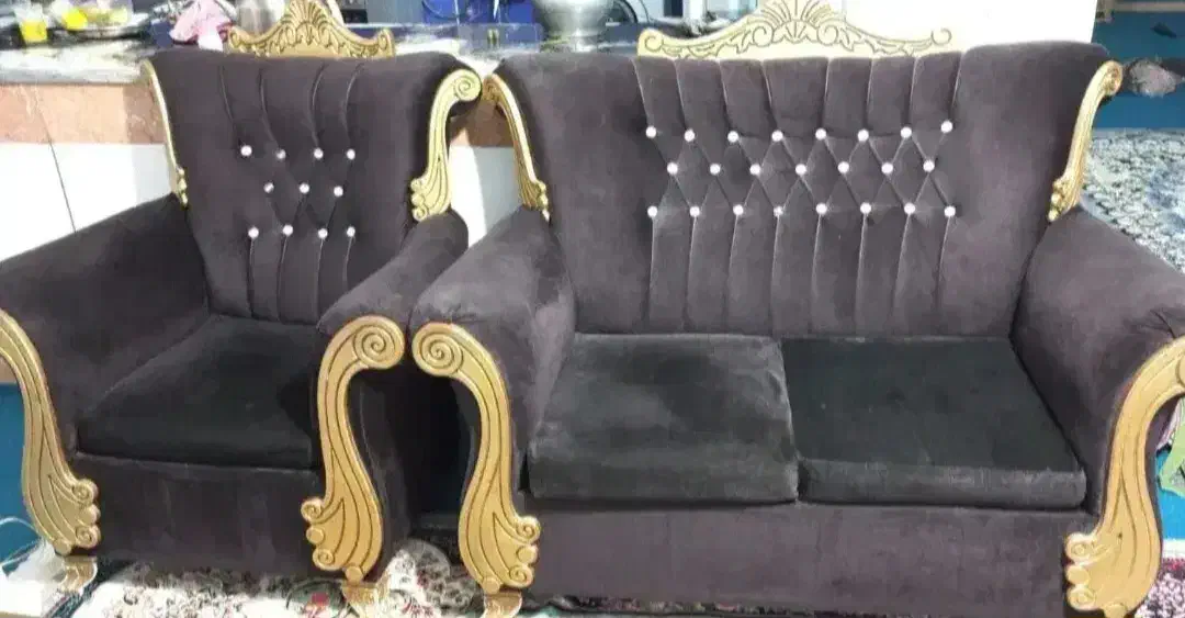 مبل ۷ نفره|مبلمان خانگی و میز عسلی|شهرکرد, |دیوار