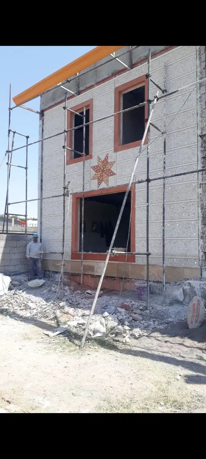 نمای رومی سیمانی برادران زنده دل|خدمات پیشه و مهارت|بوشهر, |دیوار