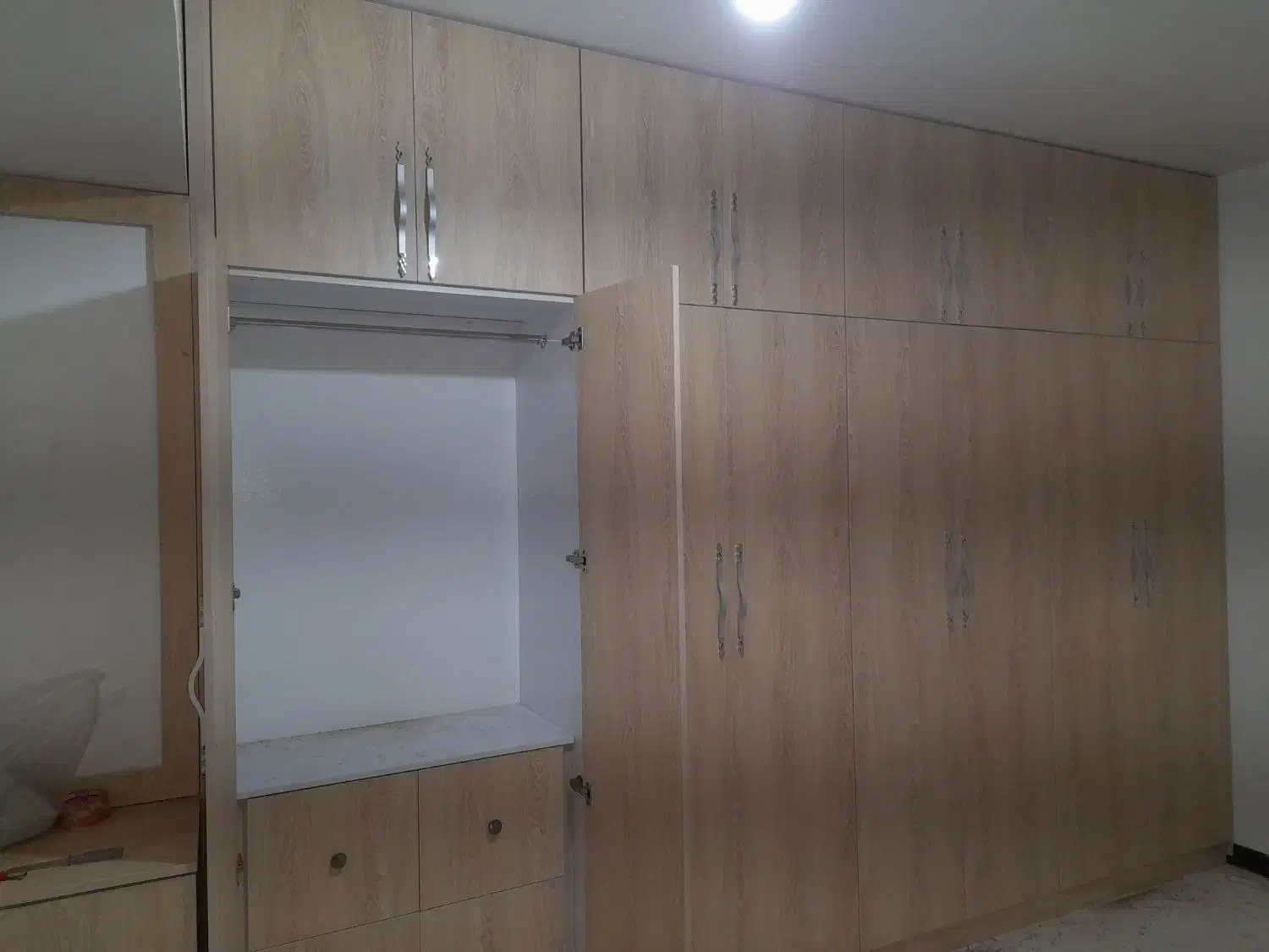 طراحی و اجرای کابینت وکمد دیواری تی وی وال ماربل|جاکفشی، کمد، دراور|شهریار, شهرک شاهد|دیوار