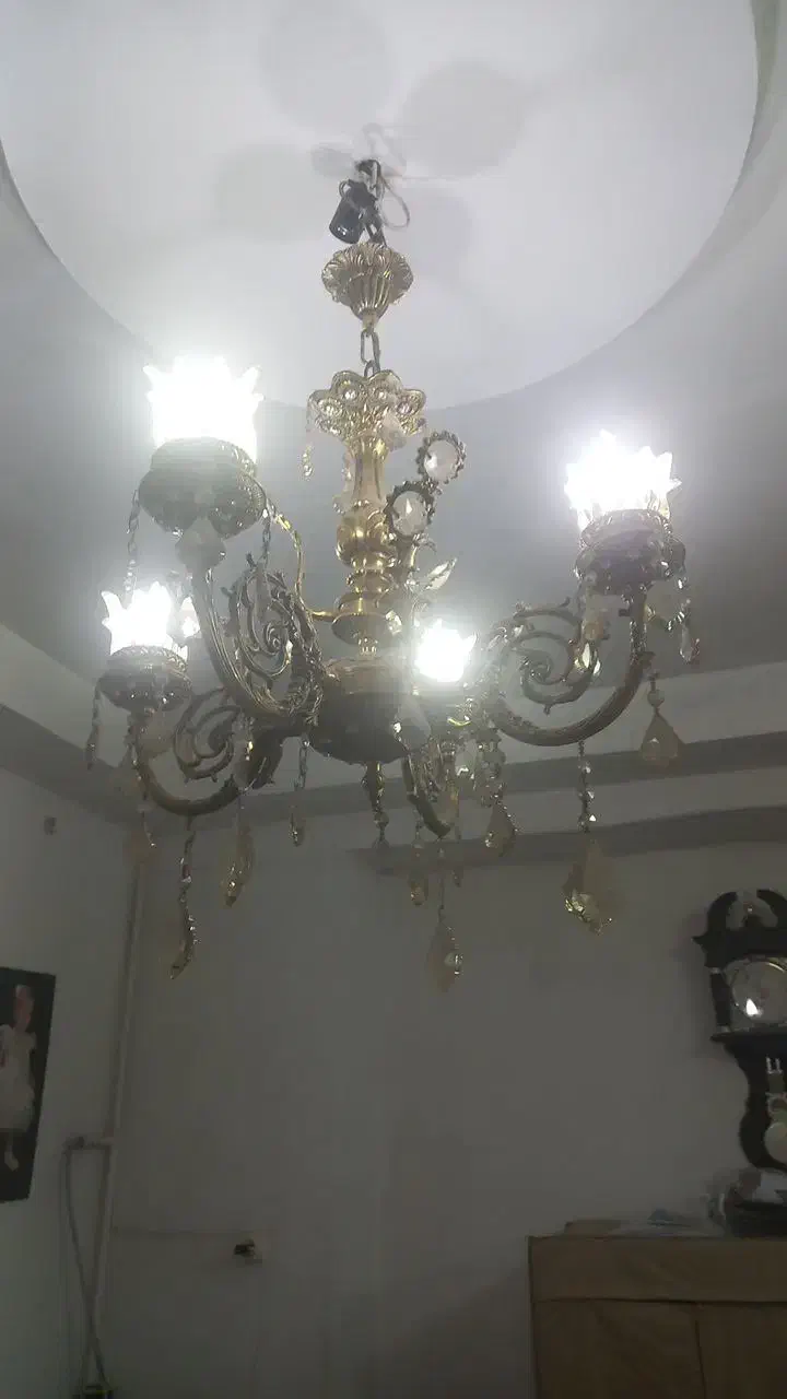 لوستر 4شاخه|لوستر و چراغ آویز|اراک, |دیوار