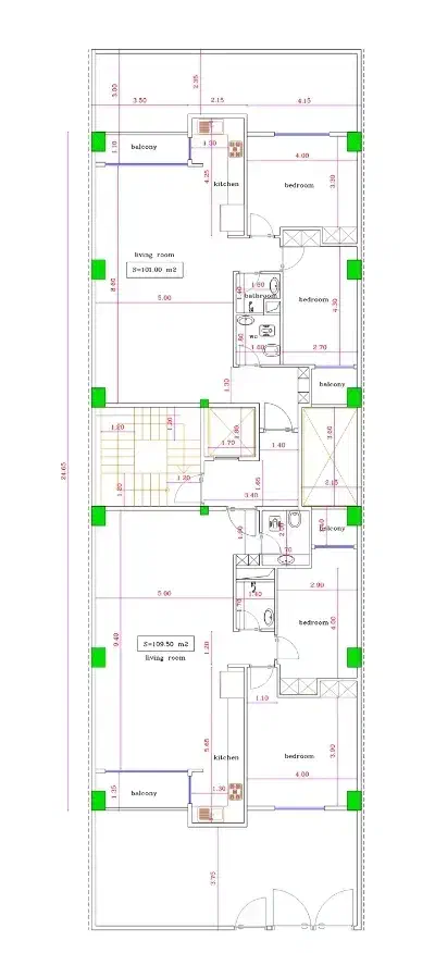 ۱۱۰متر/بهارستان/پیش فروش/سازنده معتبر/شرایط پرداخت|پیش‌فروش املاک|گرگان, |دیوار