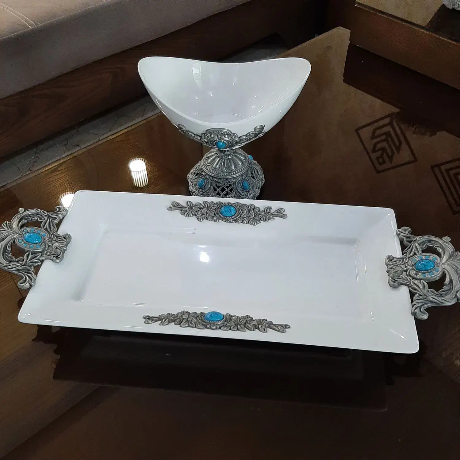 ست پذیرایی آنتیک|ظروف سرو و پذیرایی|تهران, سازمان برنامه جنوبی|دیوار