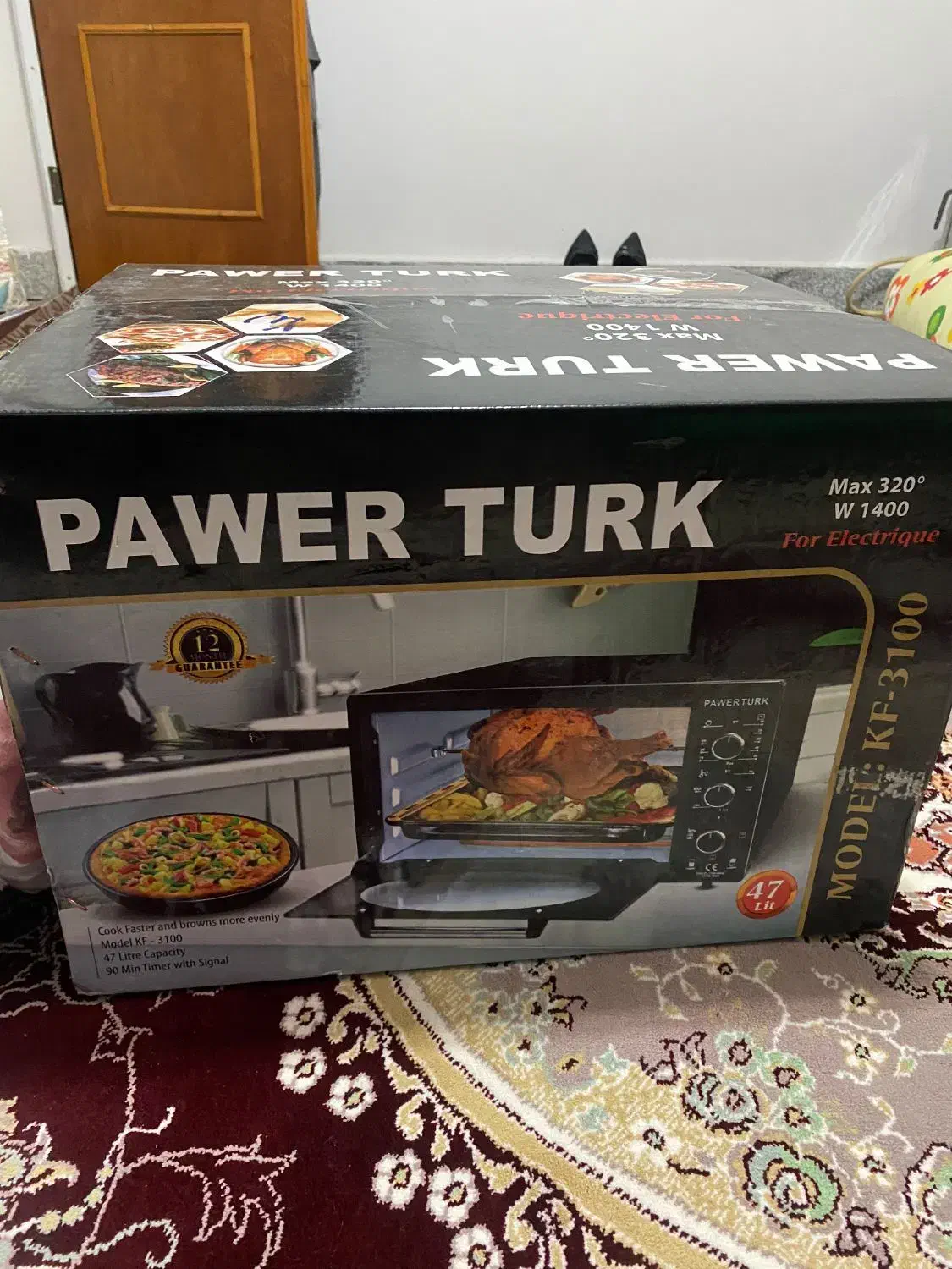 توستر پاور ترک 47 لیتری ترکیه ای|اجاق گاز و لوازم برقی پختوپز|اسالم, |دیوار