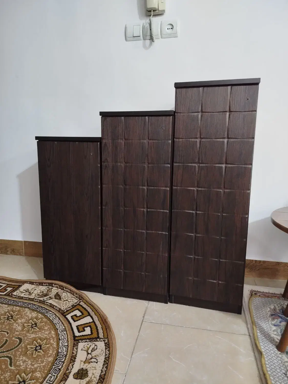 جاکفشی|جاکفشی، کمد، دراور|گنبد کاووس, |دیوار