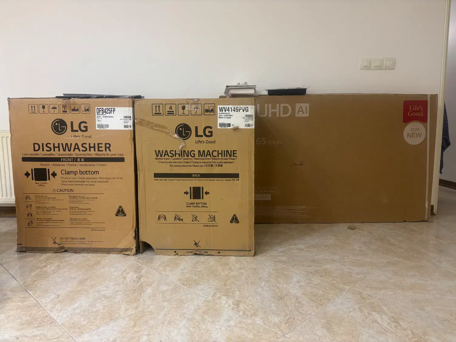 کارتون یخچال ماشین لباسشویی ظرفشویی تلویزیون|حراج|تهران, شکوفه (عبدل آباد)|دیوار