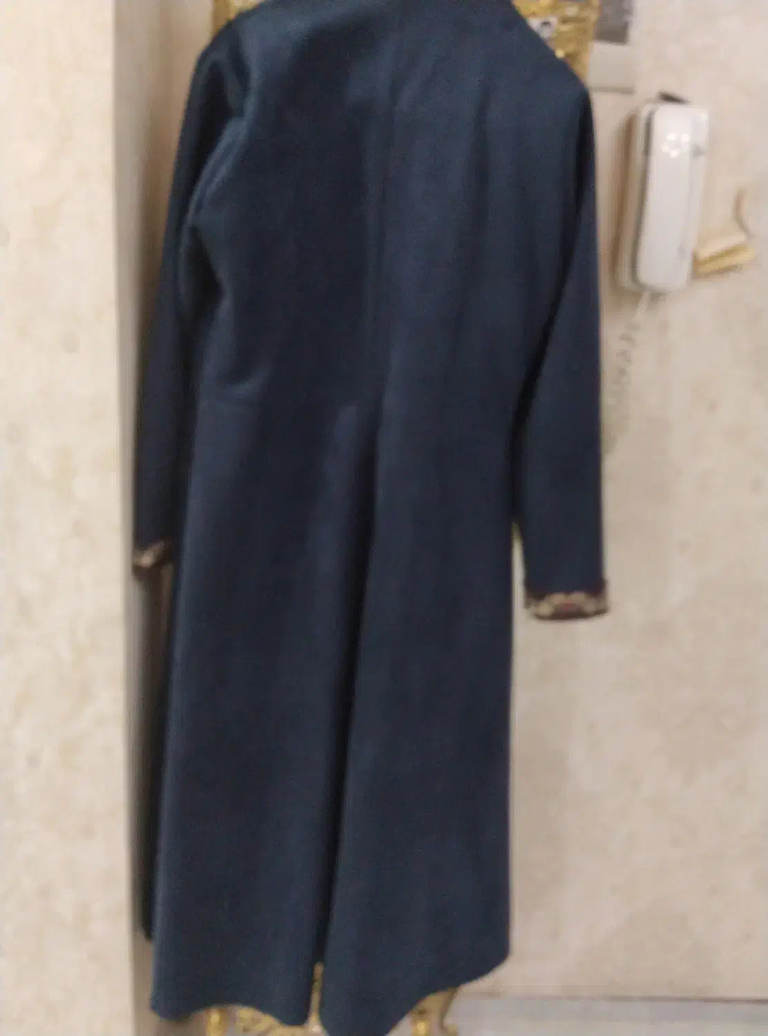 مانتو سویت سورمه ای نونو گرم بالا|لباس|سقز, |دیوار