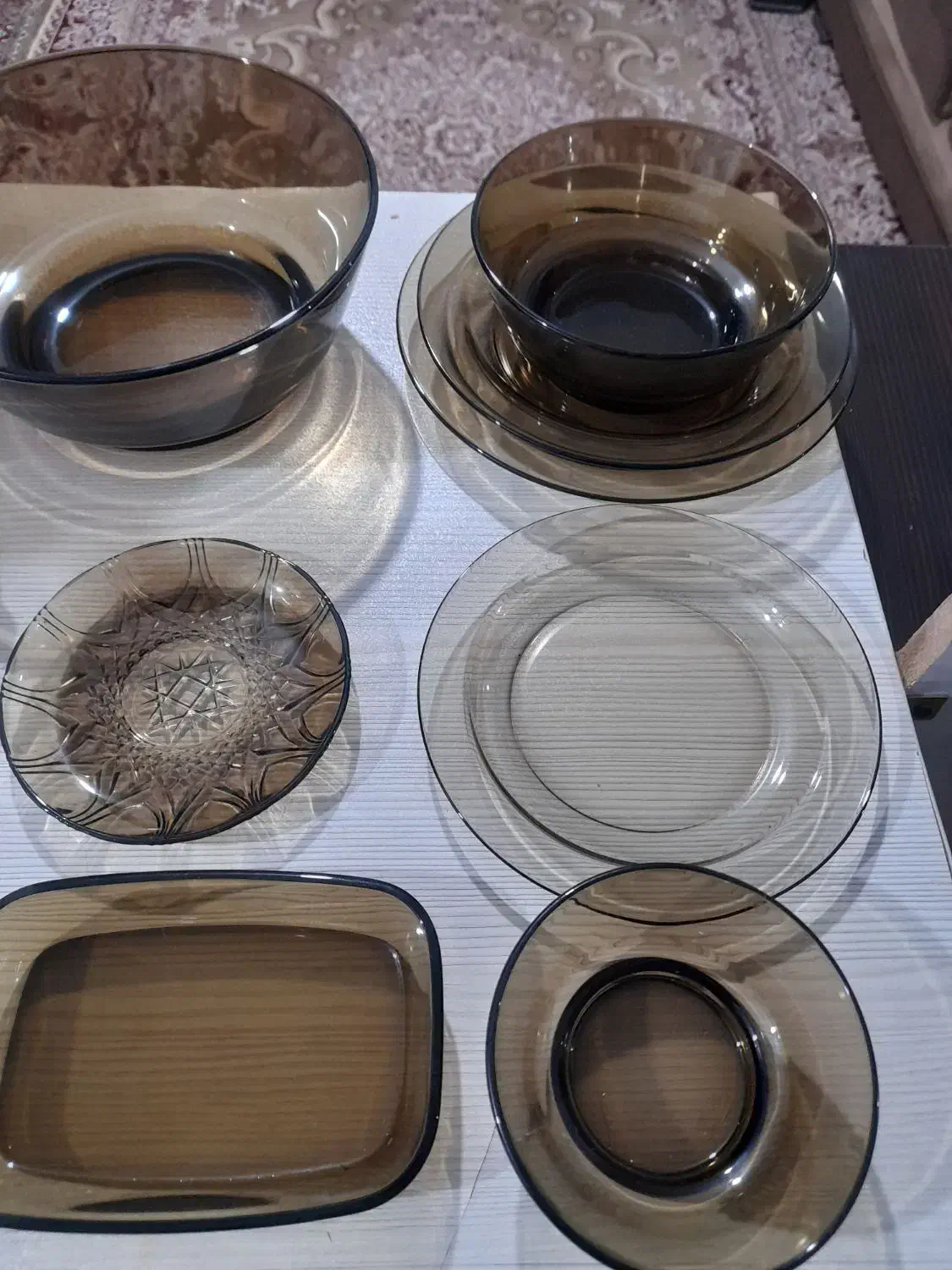 ظرف دودی دورالکس اصل فرانسه در حد نو|ظروف سرو و پذیرایی|همدان, |دیوار