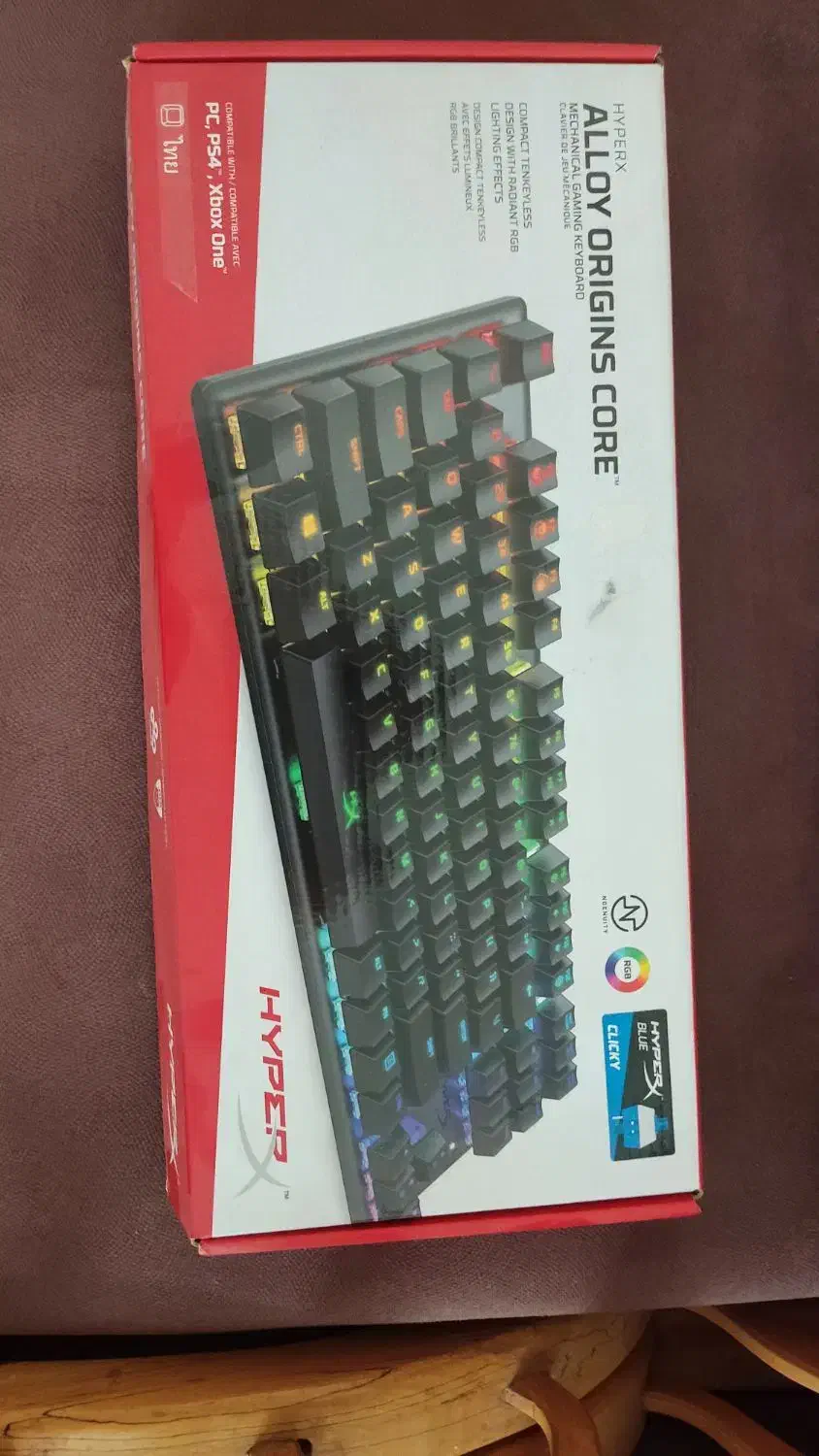 کیبورد مکانیکی هایپر ایکس مدل alloy origins core|قطعات و لوازم جانبی رایانه|فولادشهر, B1|دیوار