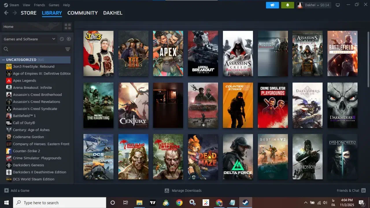 فروش اکانت استیم/steam CS2|کنسول، بازی ویدئویی و آنلاین|شیراز, زرهی|دیوار