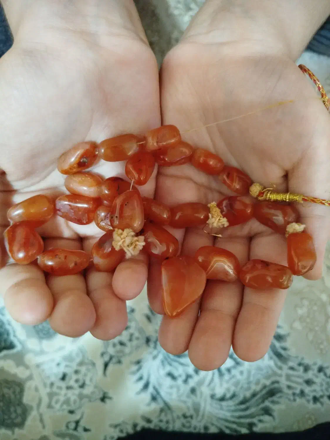 گردنبند عقیق یمن|جواهرات|شاهینشهر, شهرک ردانی پور|دیوار