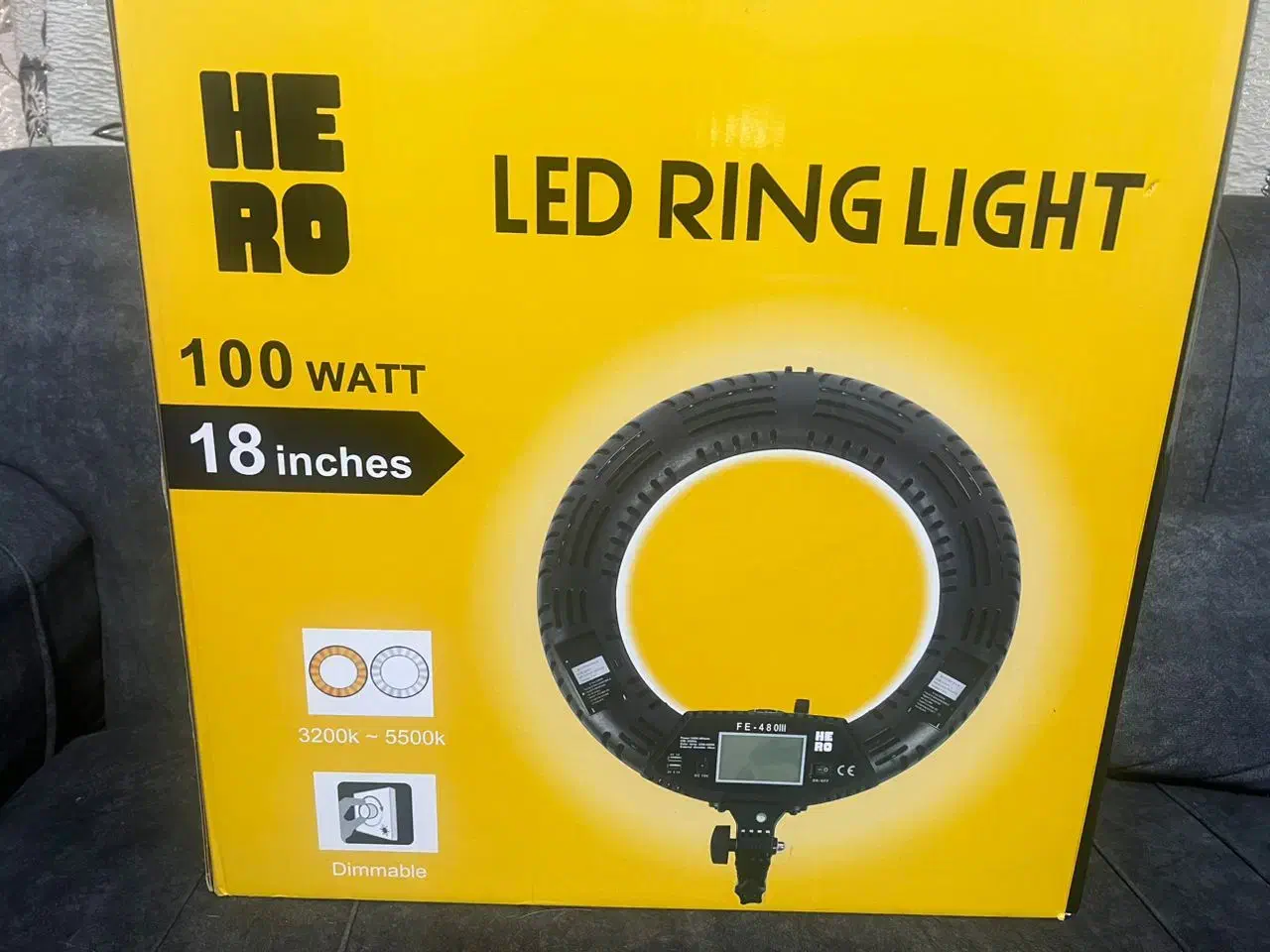 رینگ لایت  18 اینچ مدل Hero|دوربین عکاسی و فیلم‌برداری|تالش, هشتپر|دیوار