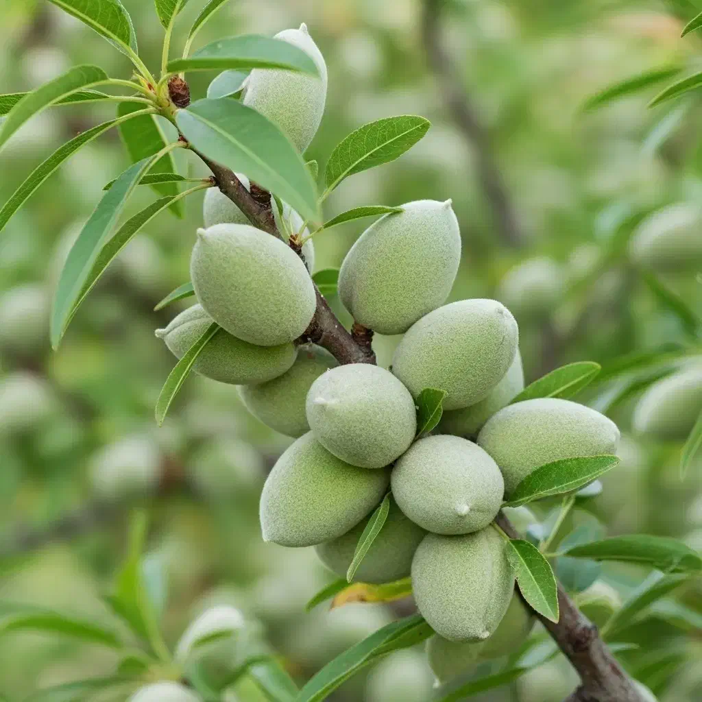 نهال بادام خوشه ای سازگار با مناطق خشک و نیمه‌خشک|گل و گیاه طبیعی|تاکستان, |دیوار