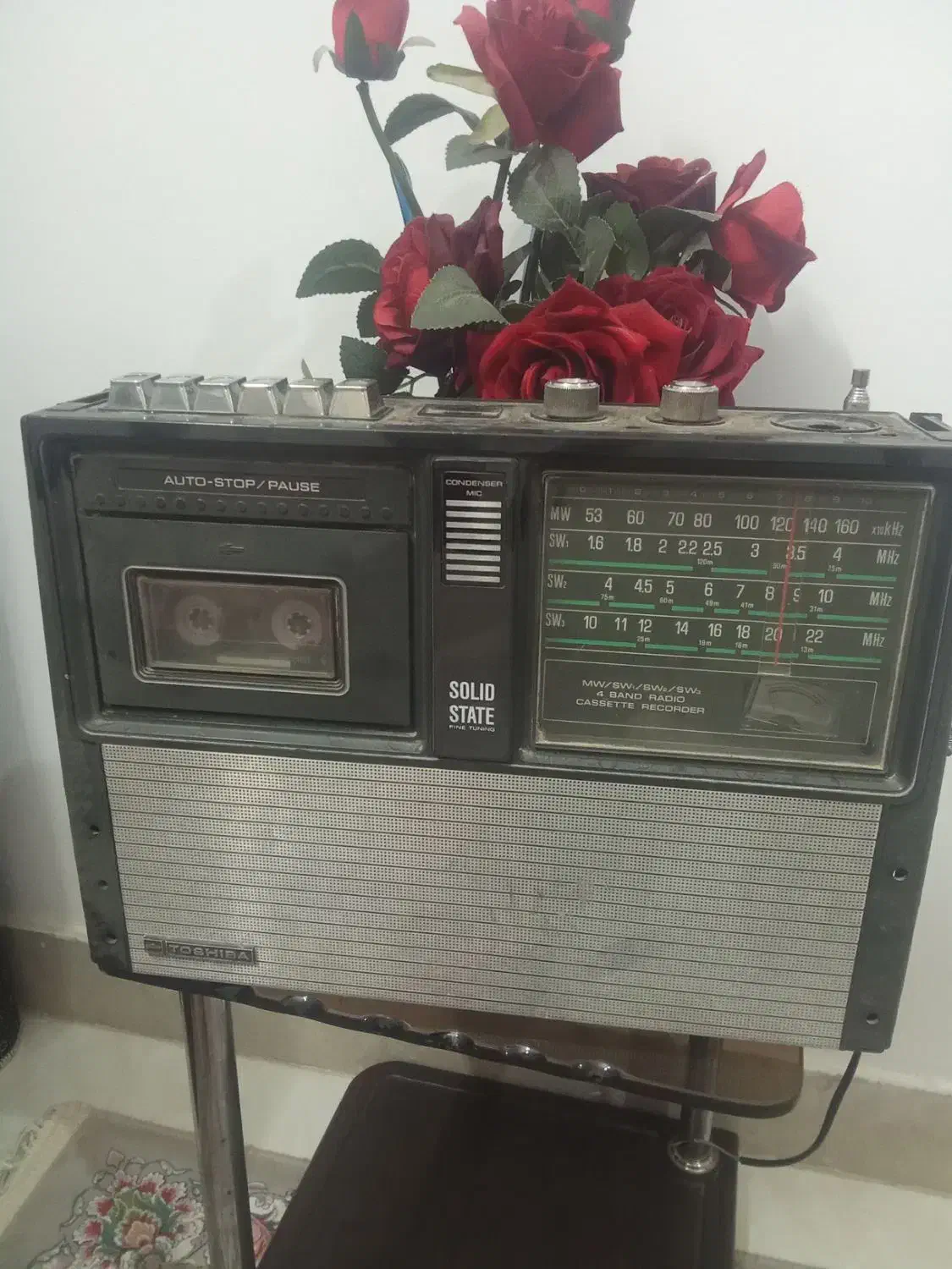 رادیو ضبط توشیبا|کلکسیون اشیاء عتیقه|پاکدشت, پاکدشت (مامازند)|دیوار