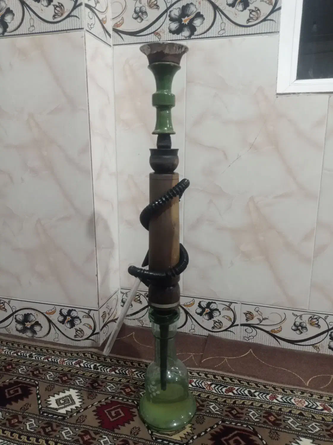 قلیان چوبی سرخ عالی|عمدهفروشی|کلاله, |دیوار