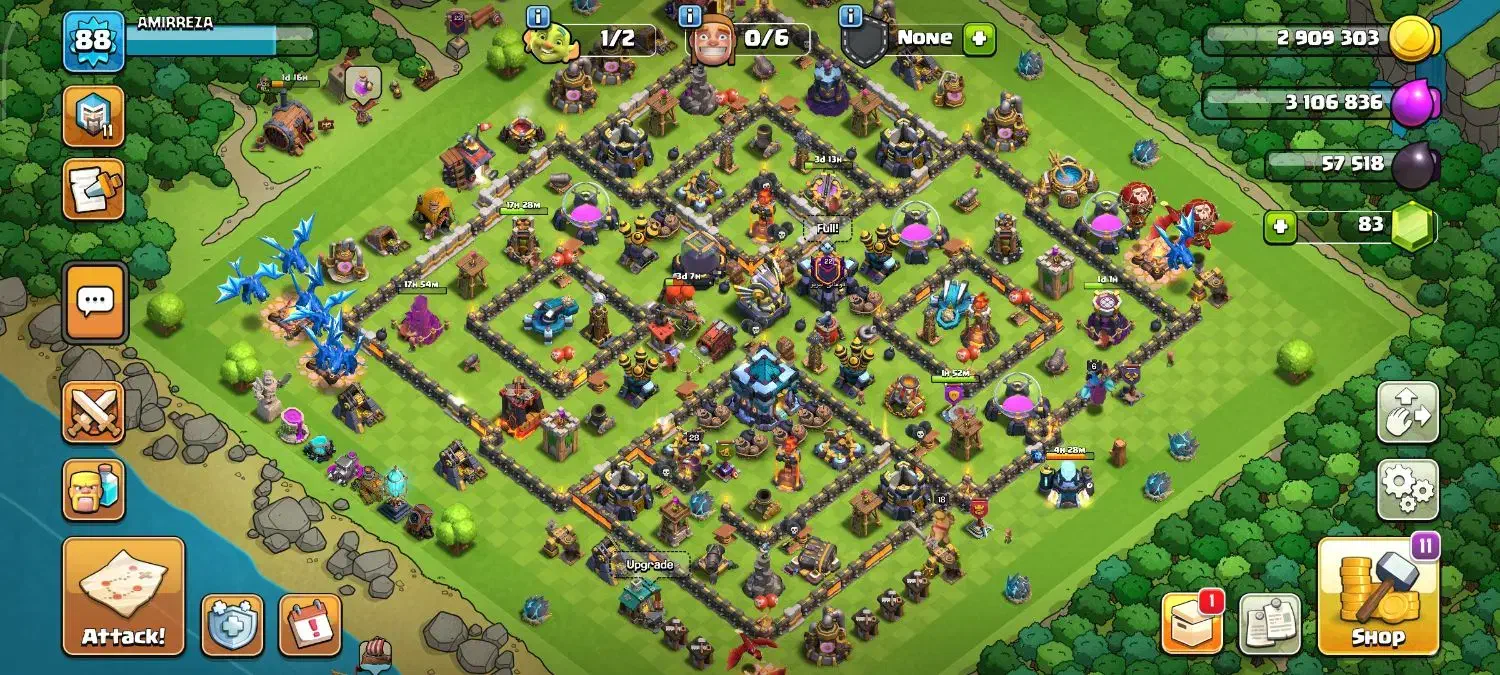 اکانت کلش آف کلنز|کنسول، بازی ویدئویی و آنلاین|مرند, |دیوار