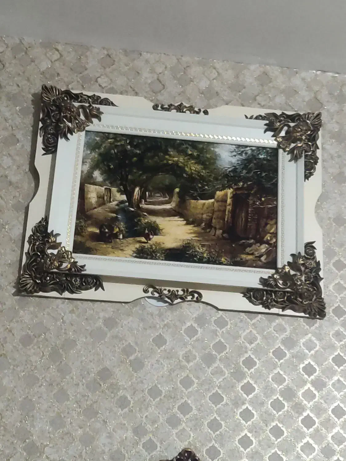 تابلو فرش منظره در حد نو نو|تابلو فرش|قرچک, شهرک طلائیه|دیوار